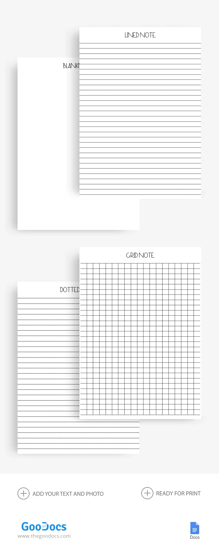 Blank And Dotted Free Printable