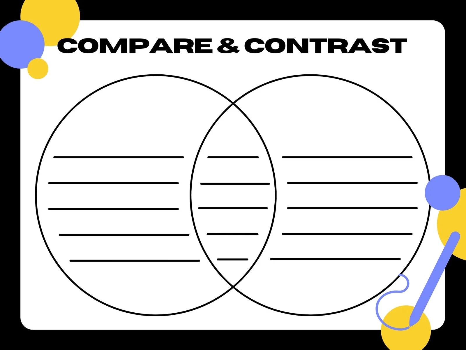 Venn Diagram Blank Printable
