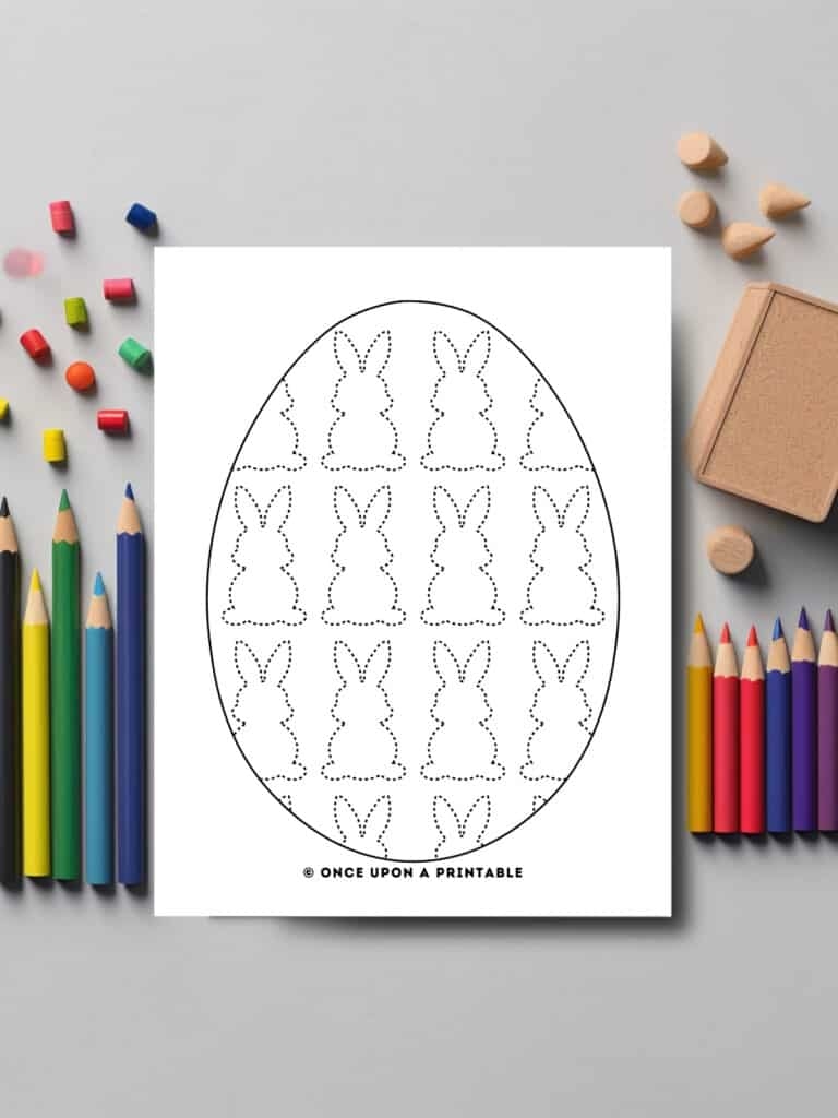 Fun Easter Egg Tracing Worksheets Free Printable Once Upon A 