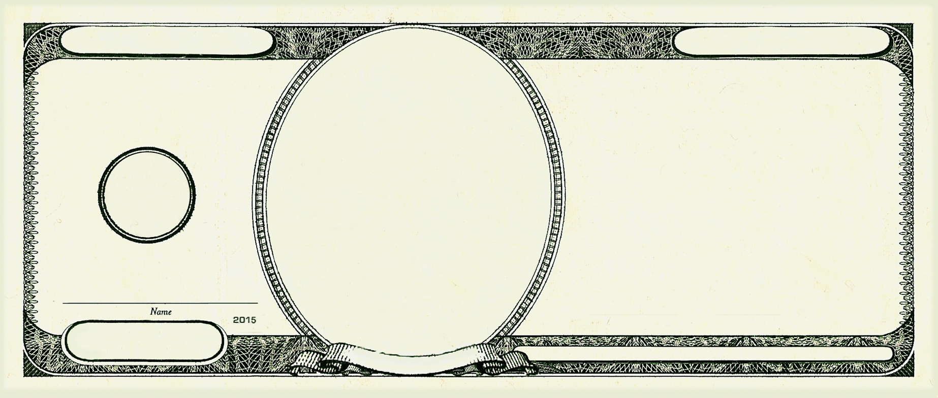 Printable Blank Money Templates