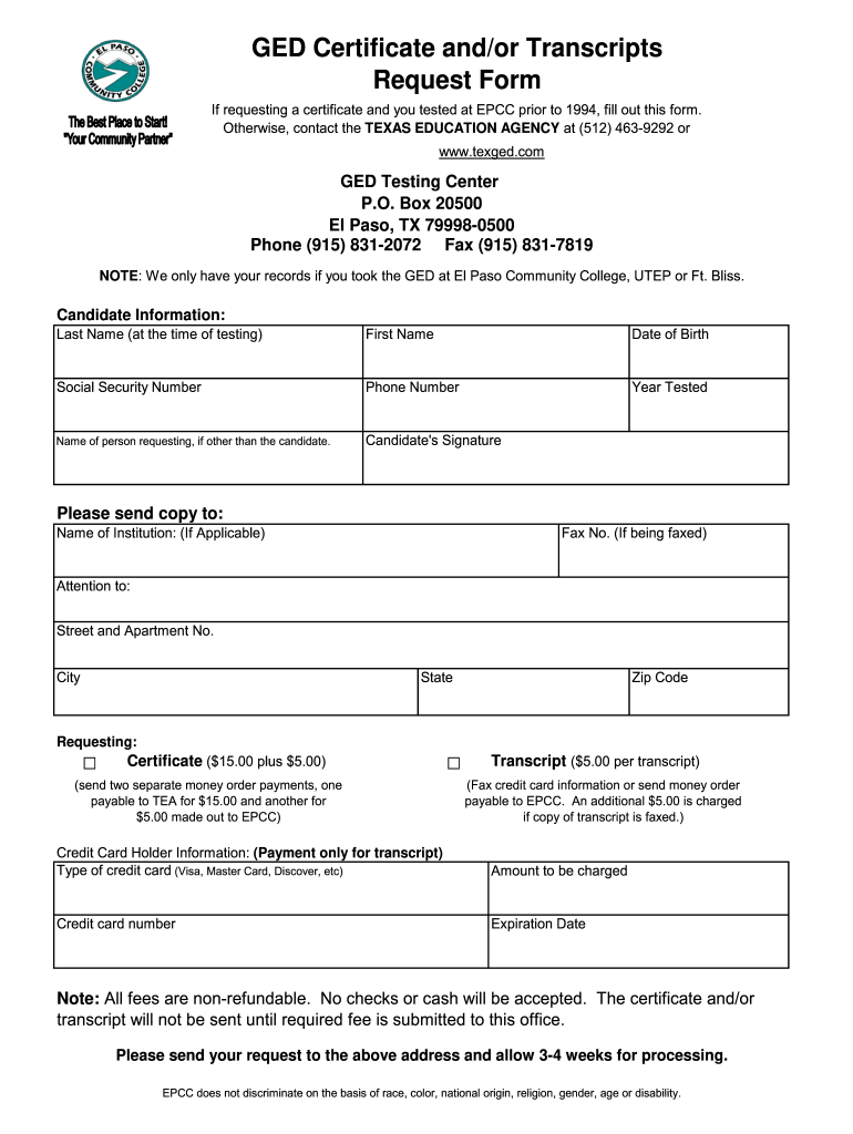 Ged Certificate Template Fill Out amp Sign Online DocHub