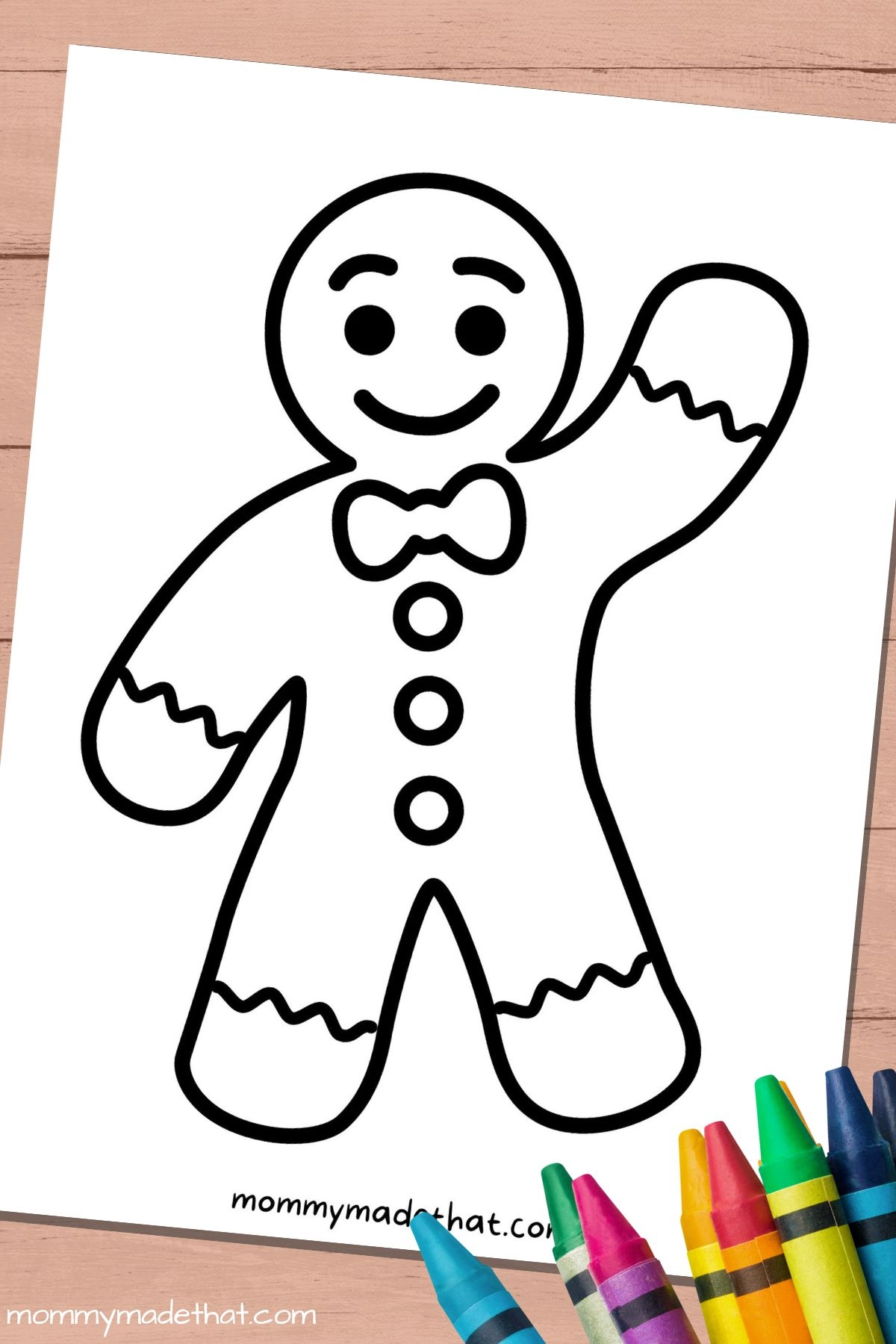 Blank Gingerbread Man Printable