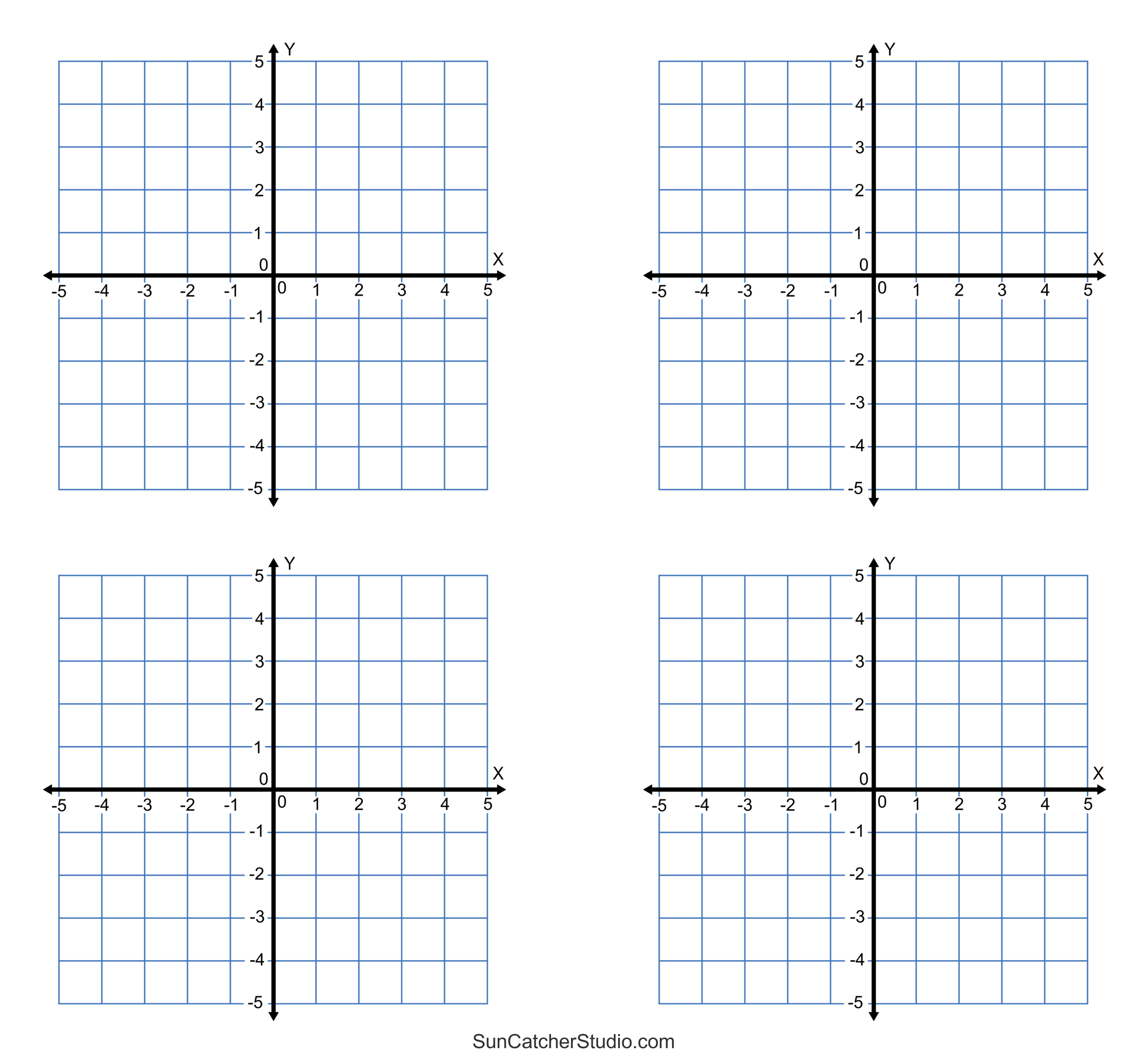 Printable Blank Graphs