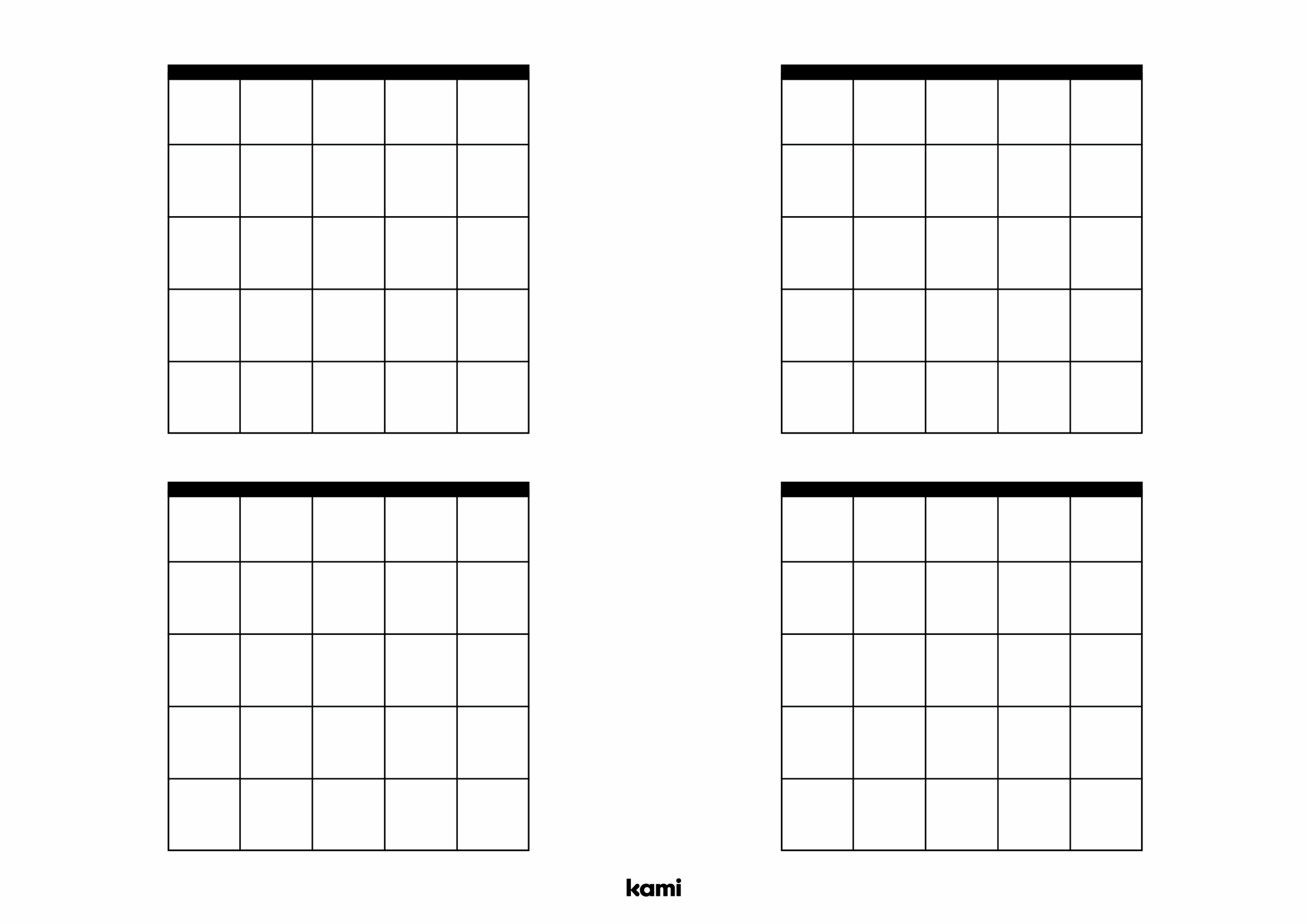 Blank Guitar Chord Sheets Printable