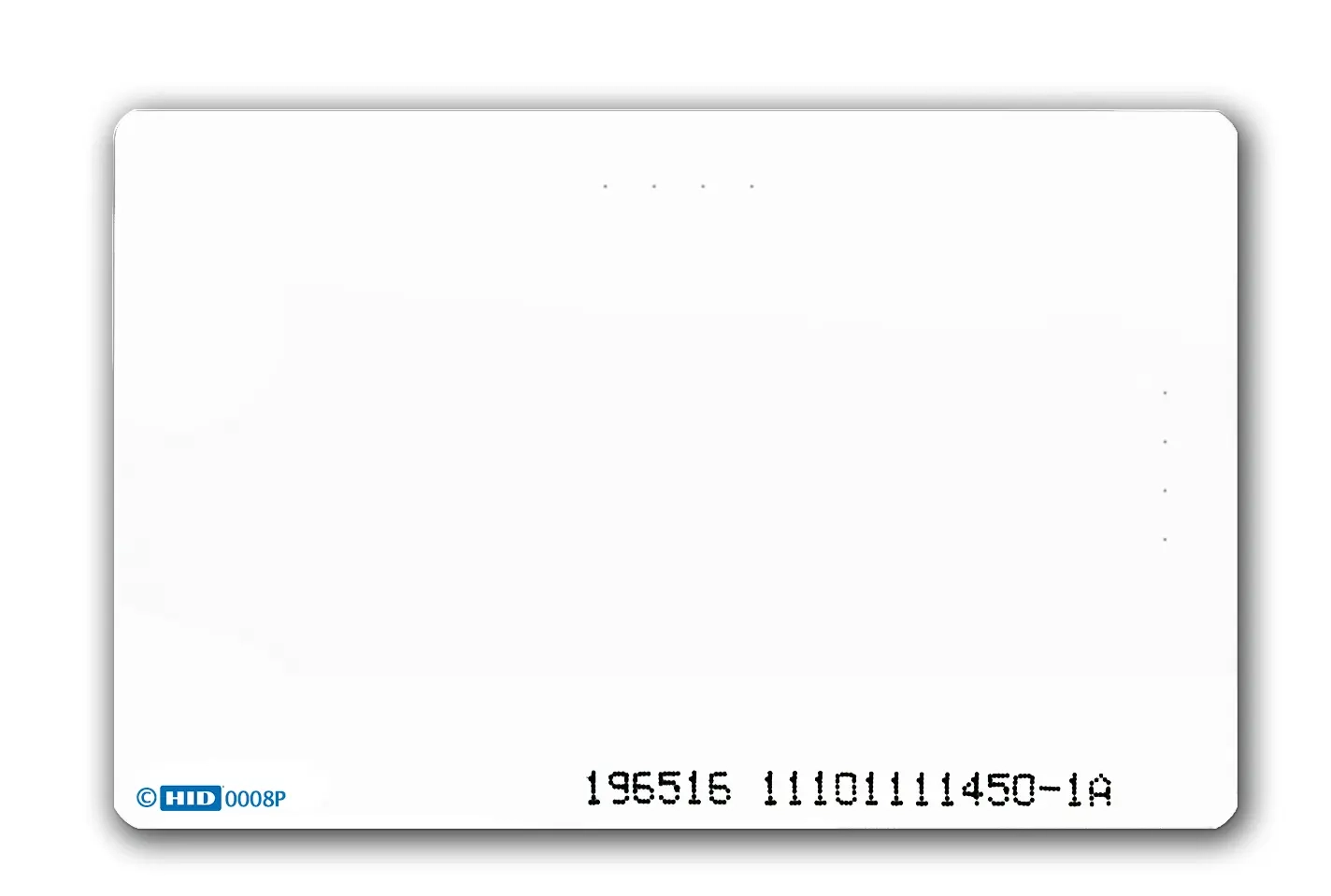 HID 1586 ISOProx II PET Cards Printable Qty 100