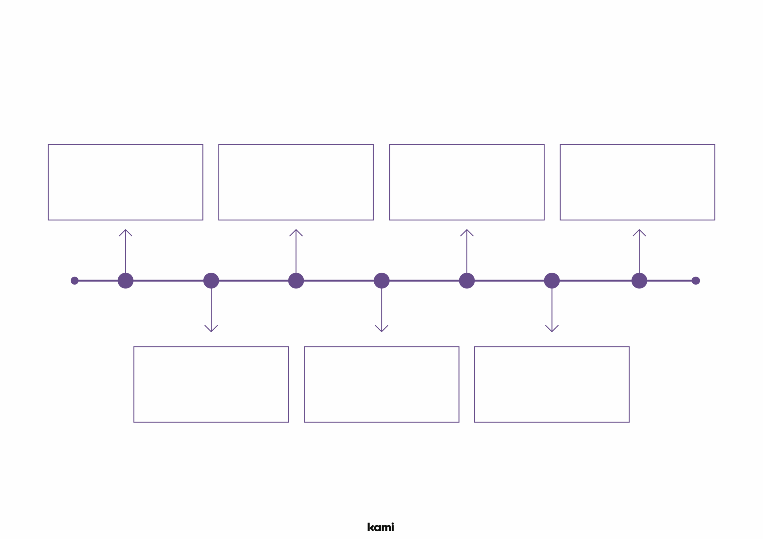 History Timeline Purple Blank For Teachers Perfect For Grades 