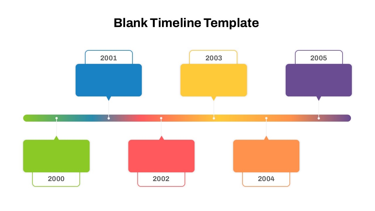 Blank Timeline Blank Timeline Printable