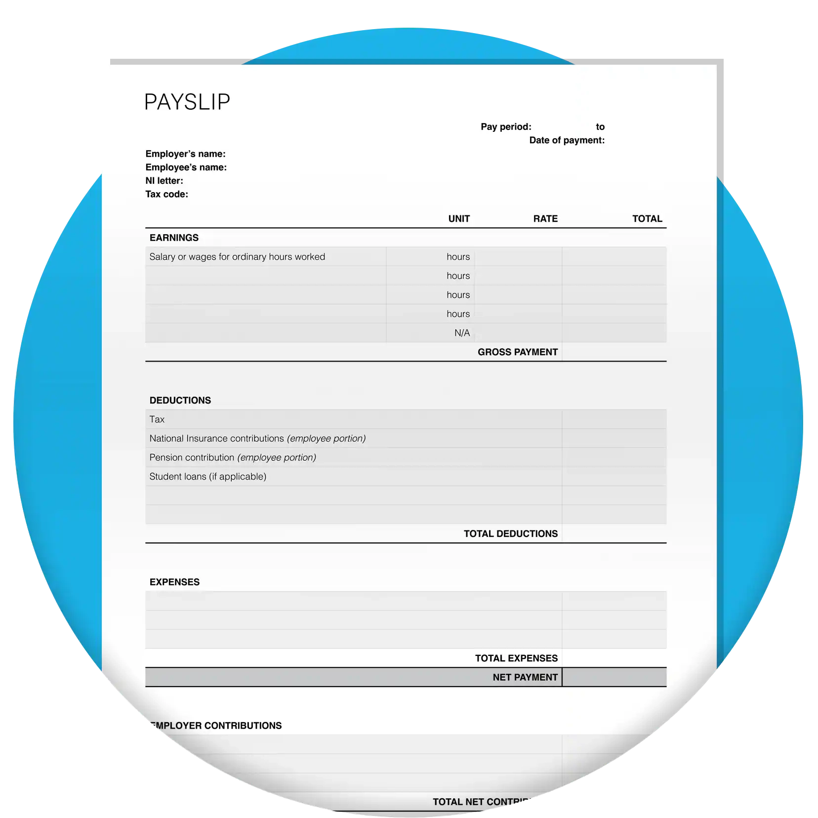 How To Create A Payslip Need A Free Template Download Here 