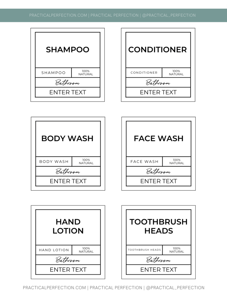 How To Design And Print Your Own Home Organization Labels On Canva 