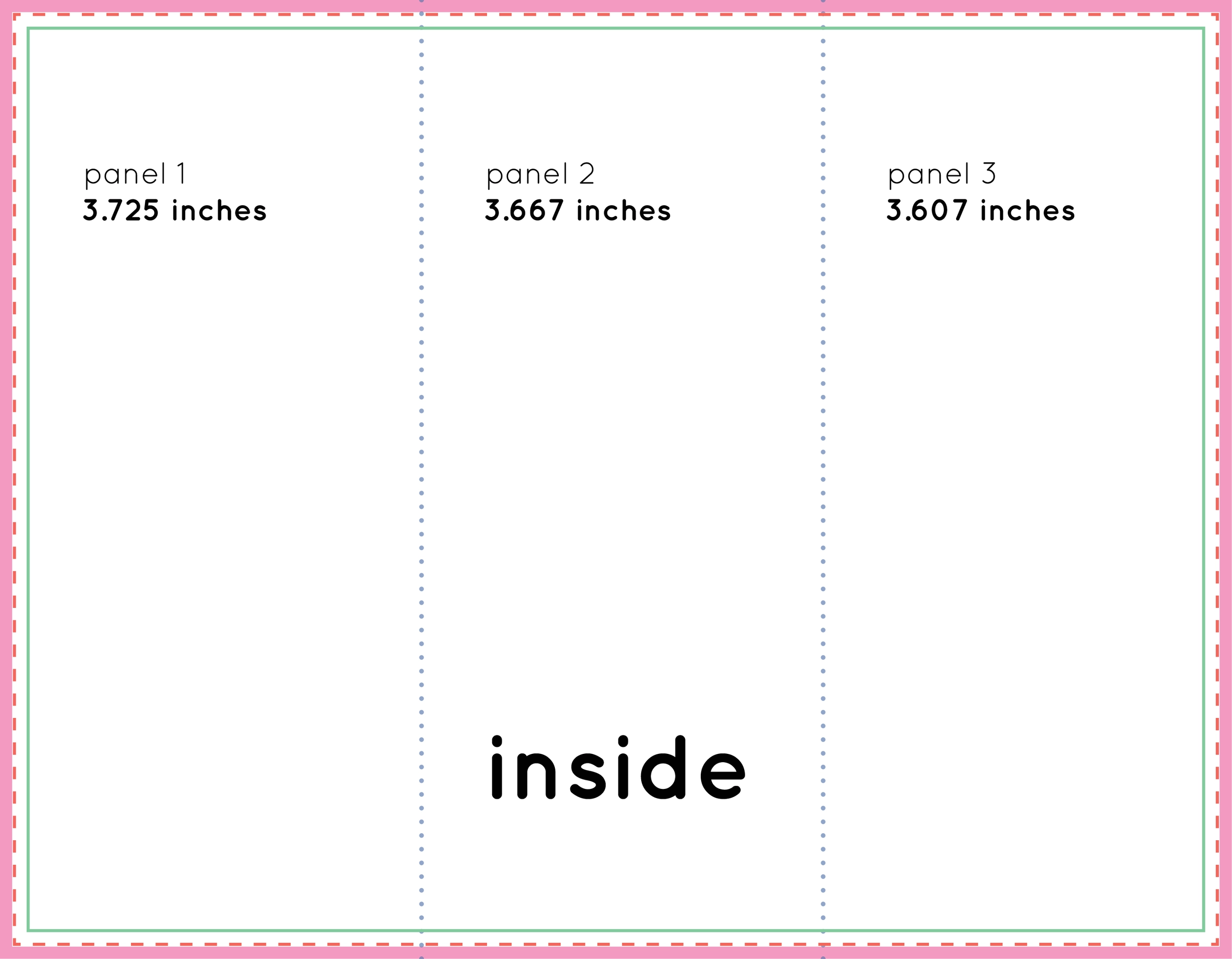 Free Printable Blank Brochure Templates