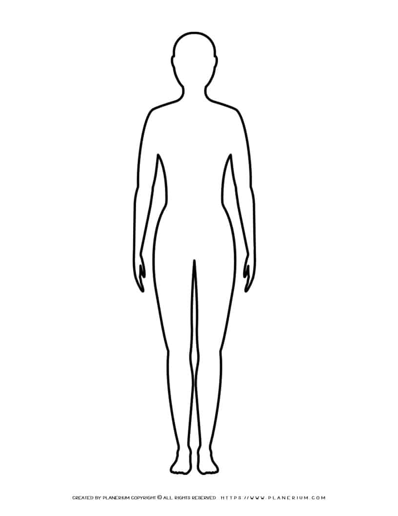 Blank Body Map Printable