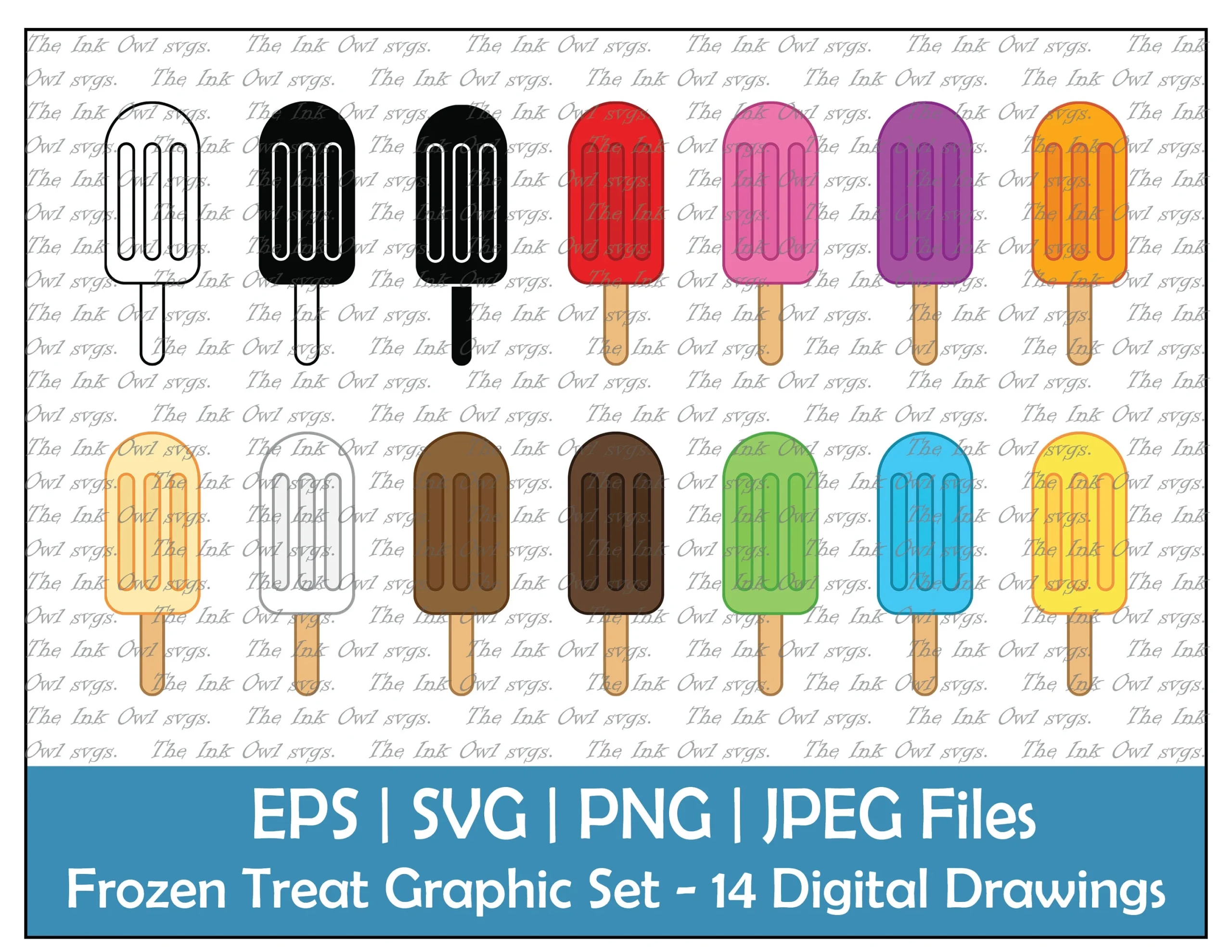 Printable Popsicle Blank Jpeg