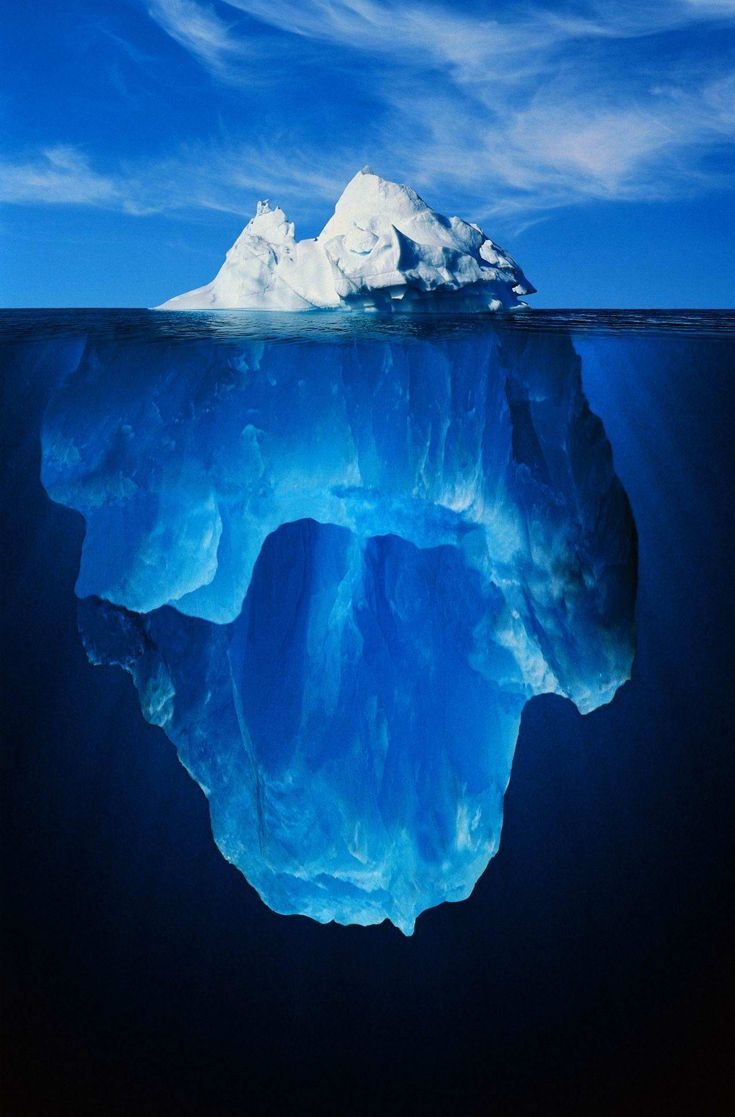Blank Iceberg Printable