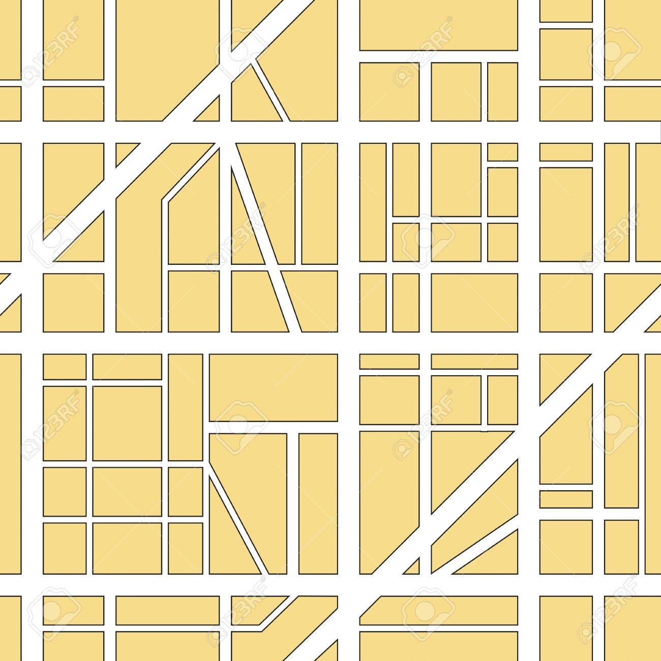 Printable Blank Street Map