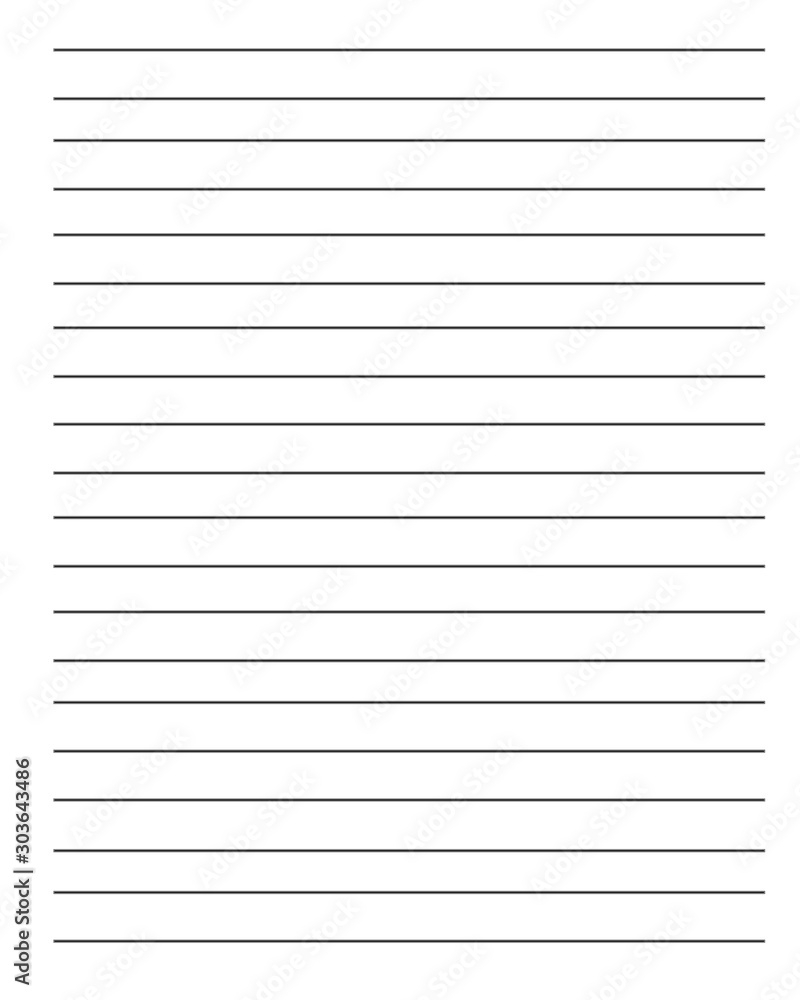 Illustration Stock Blank Sheet Of Paper Paper Line Design 
