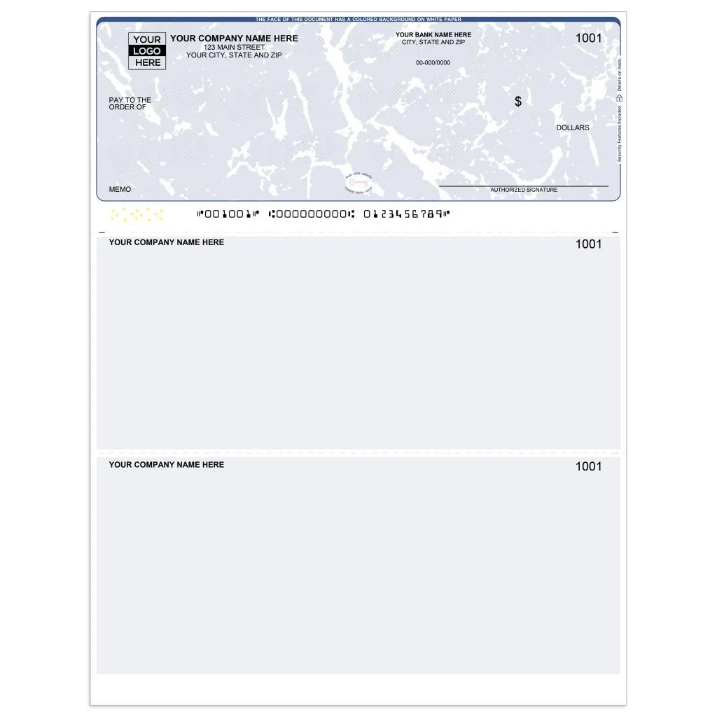 Blank Printable Business Checks