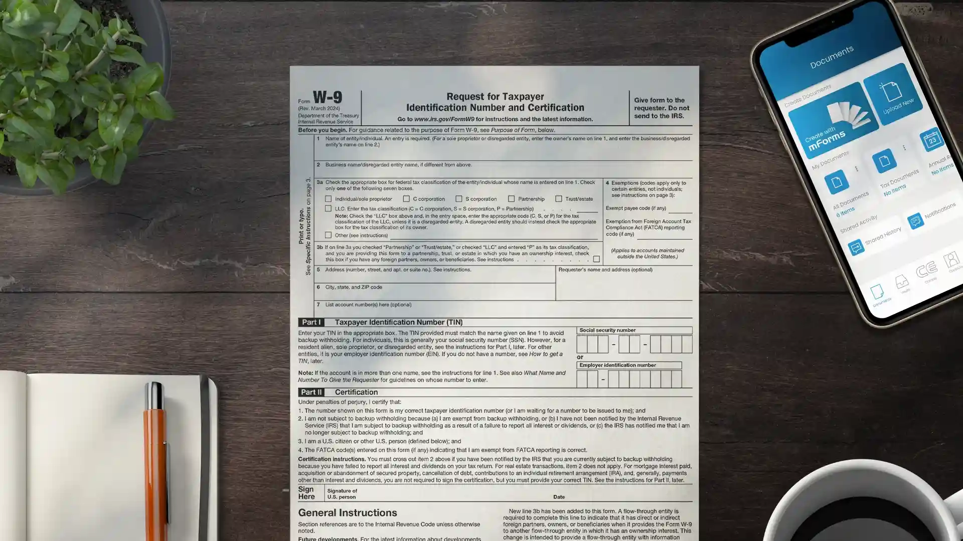 Printable Blank W9 Form 2026