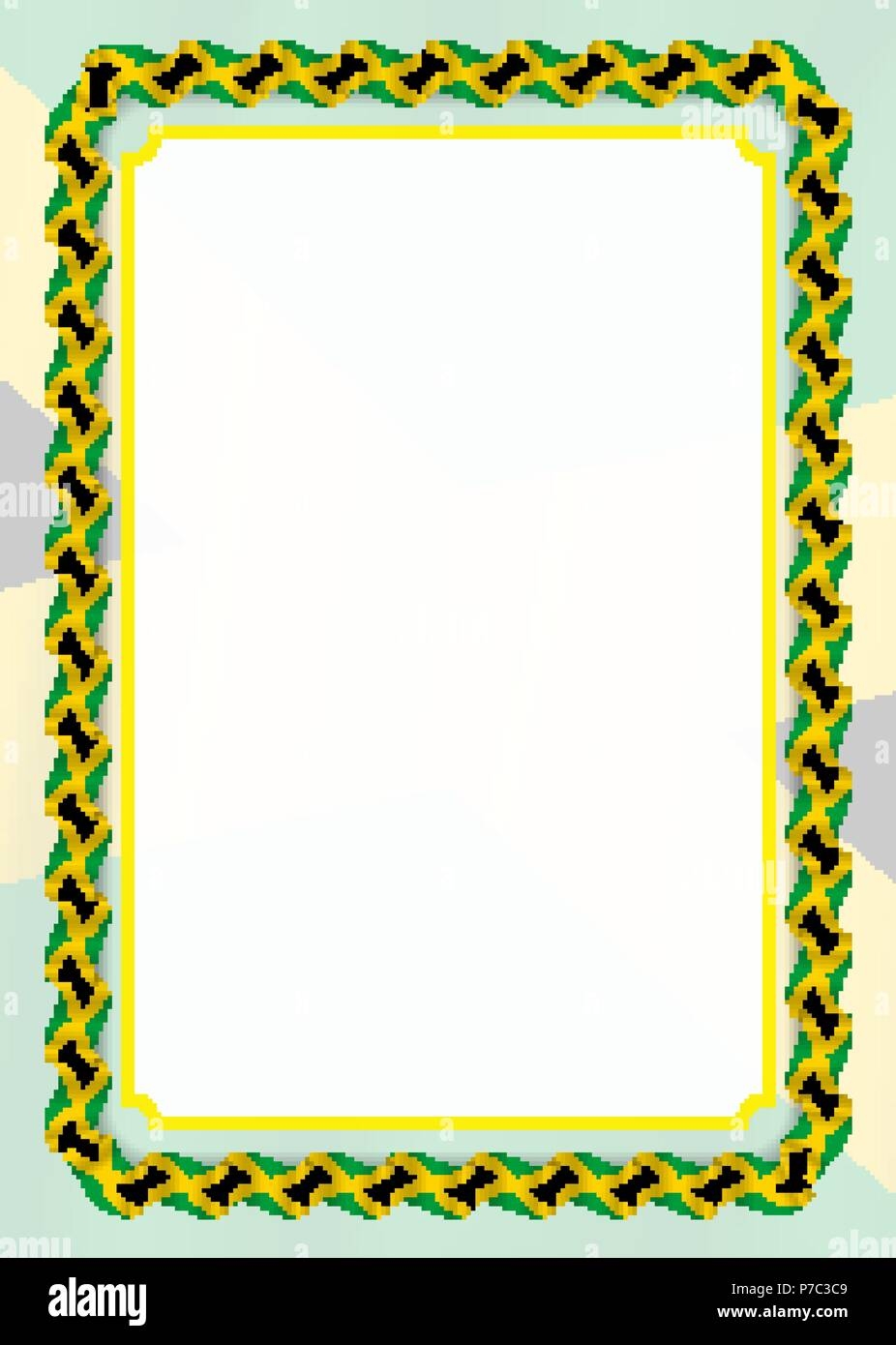 Jamaica Border Stock Vector Images Alamy