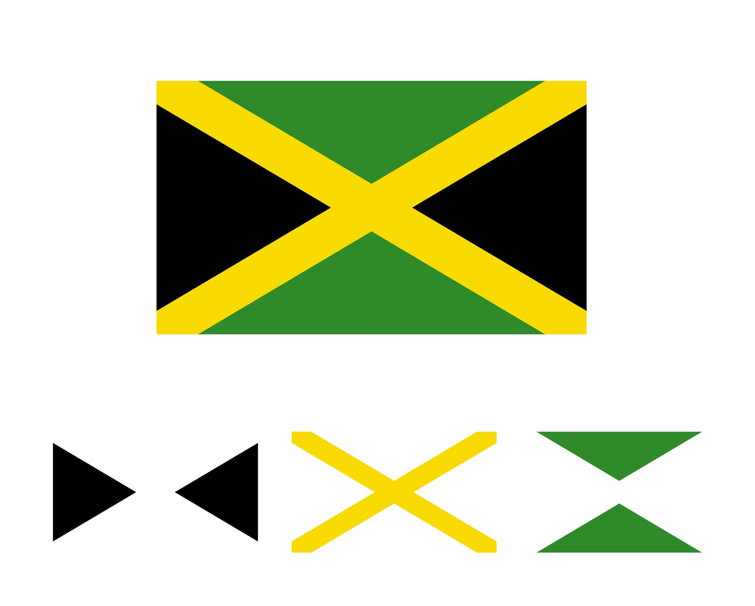 Jamaika Flagge Svg Jamaika Flagge Png Jamaika Flagge Layered 