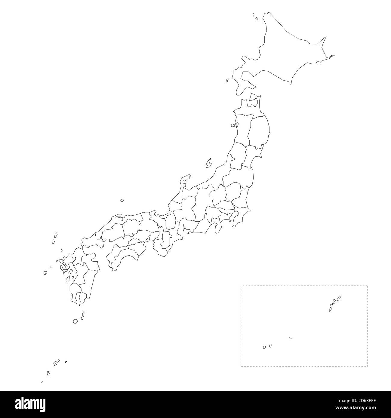 Blank Map Of Japan Printable