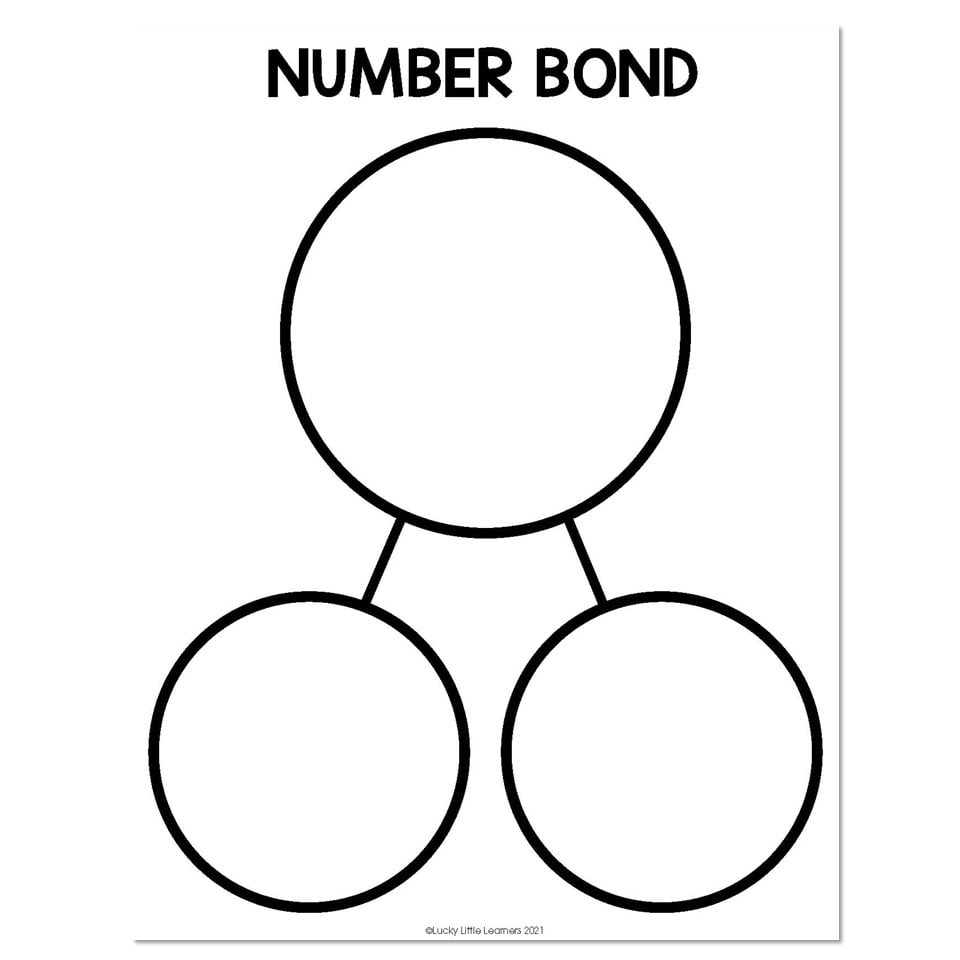 Large Number Bonds Teacher Clipart Borders Worksheets Library