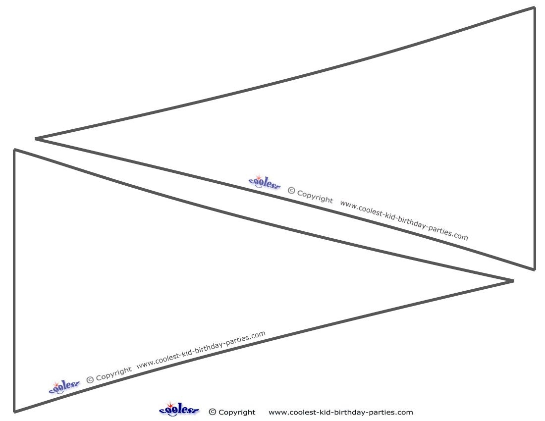 Large Printable Pennant Flags Worksheets Library