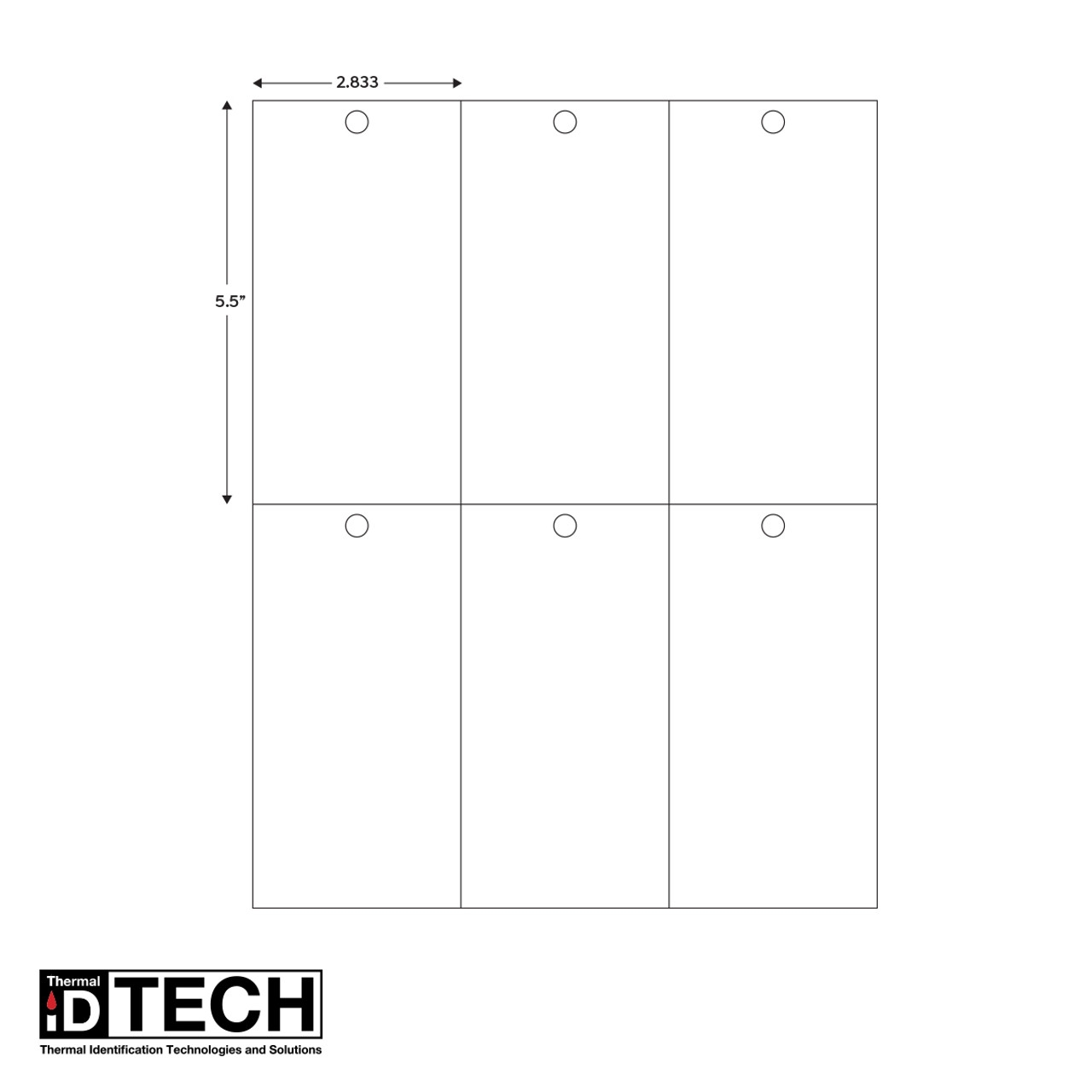 Laser Printable Blank Hang Tags 2 833 X 5 5 Qty 1 000 Per Pack 