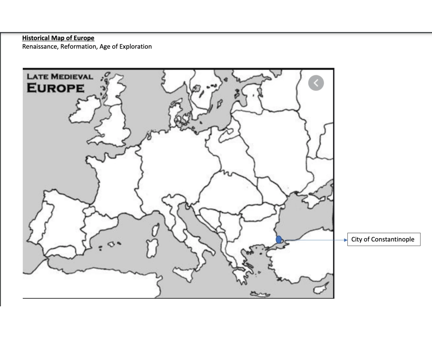 Blank Medieval Map Printable