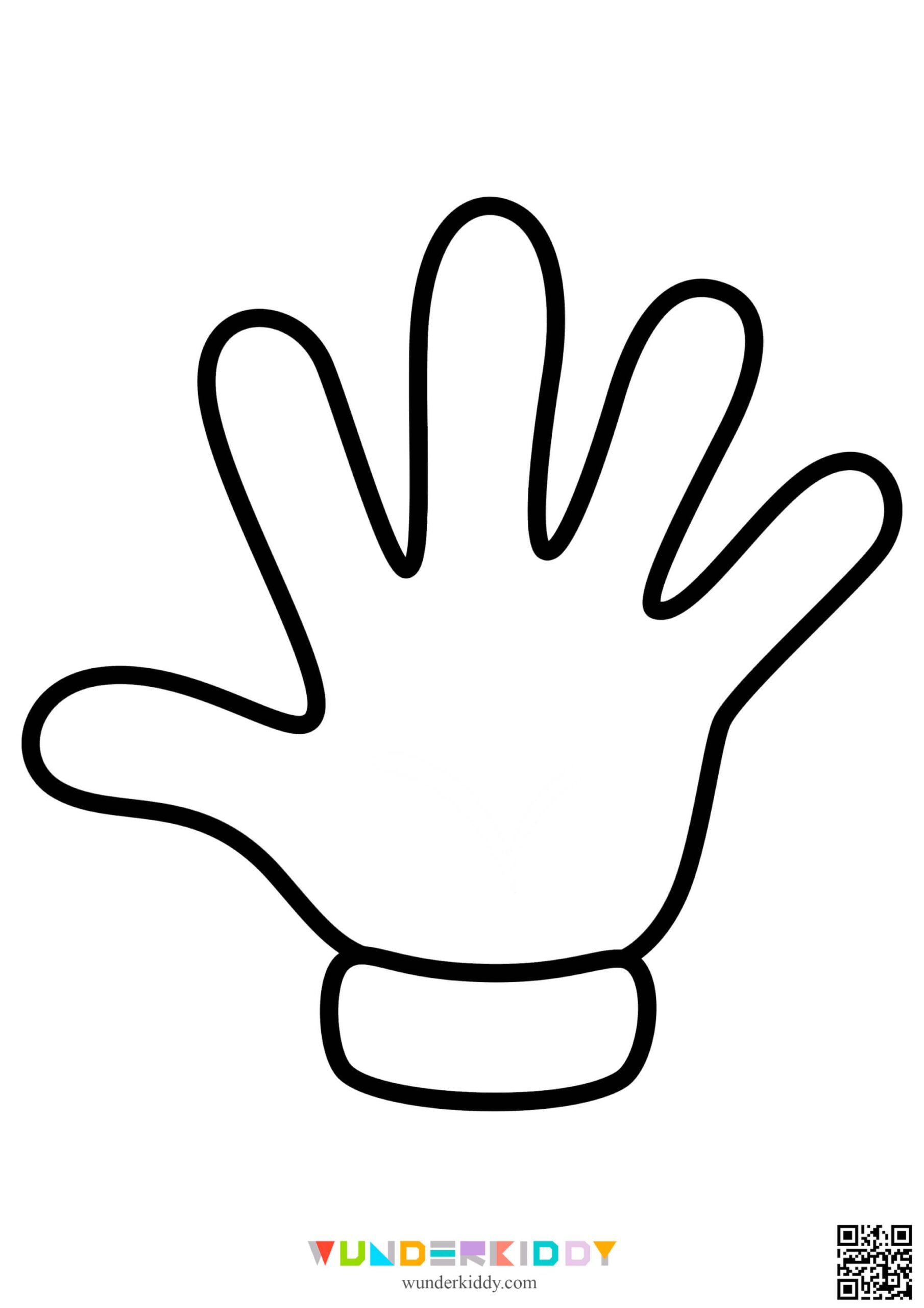 Printable Blank Hand