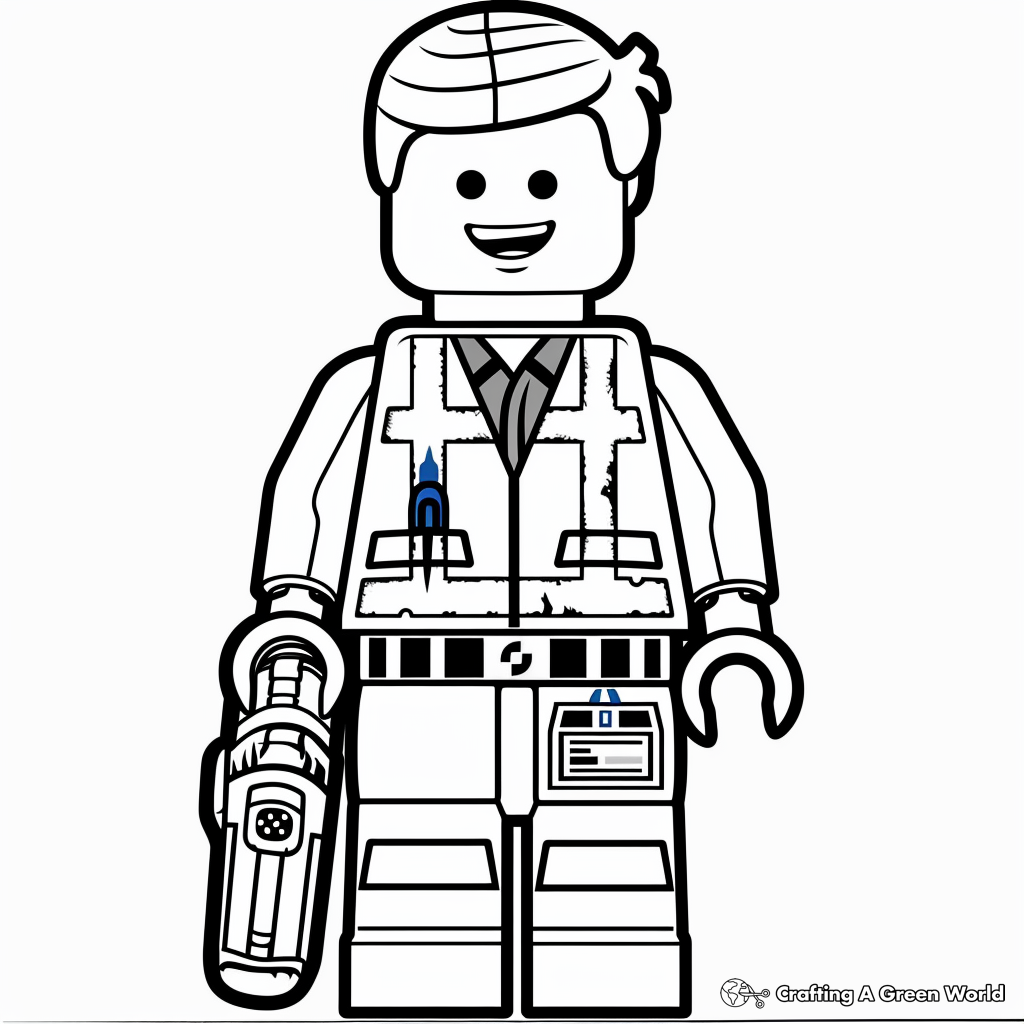 Printable Blank Lego Man