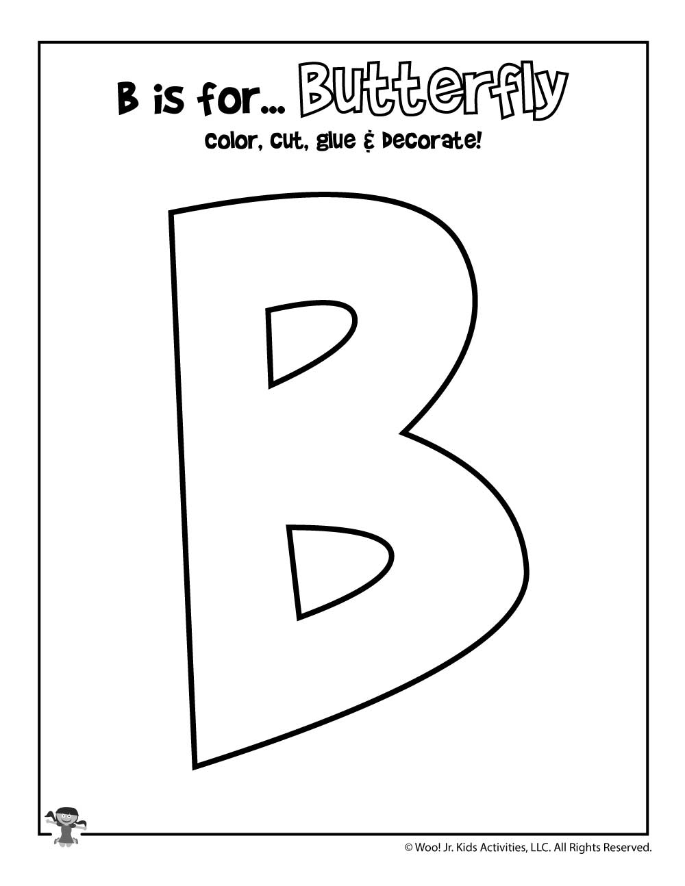 Blank Letter B Printable