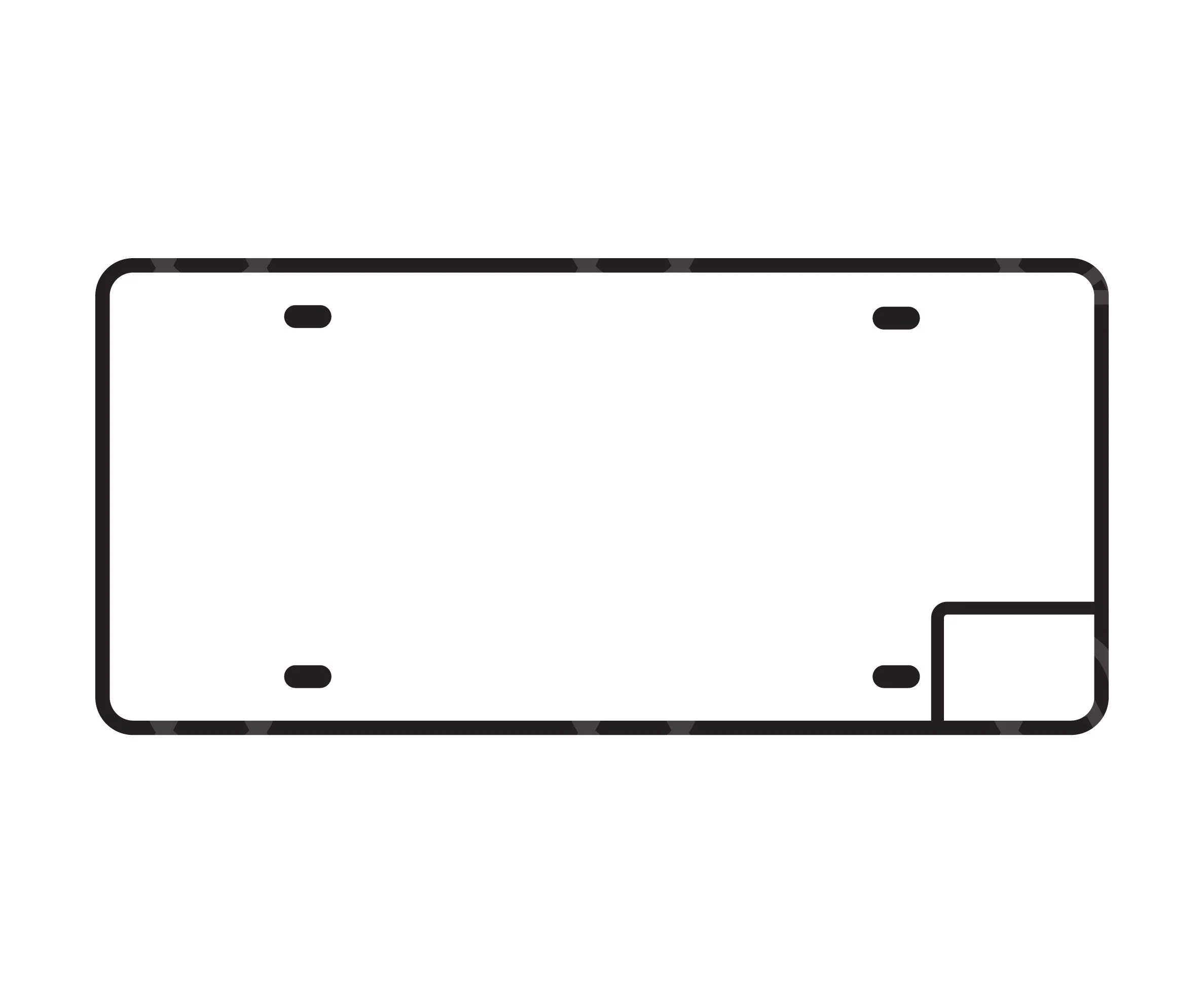 License Plate Svg License Plate Cut File Car License Plate Svg 