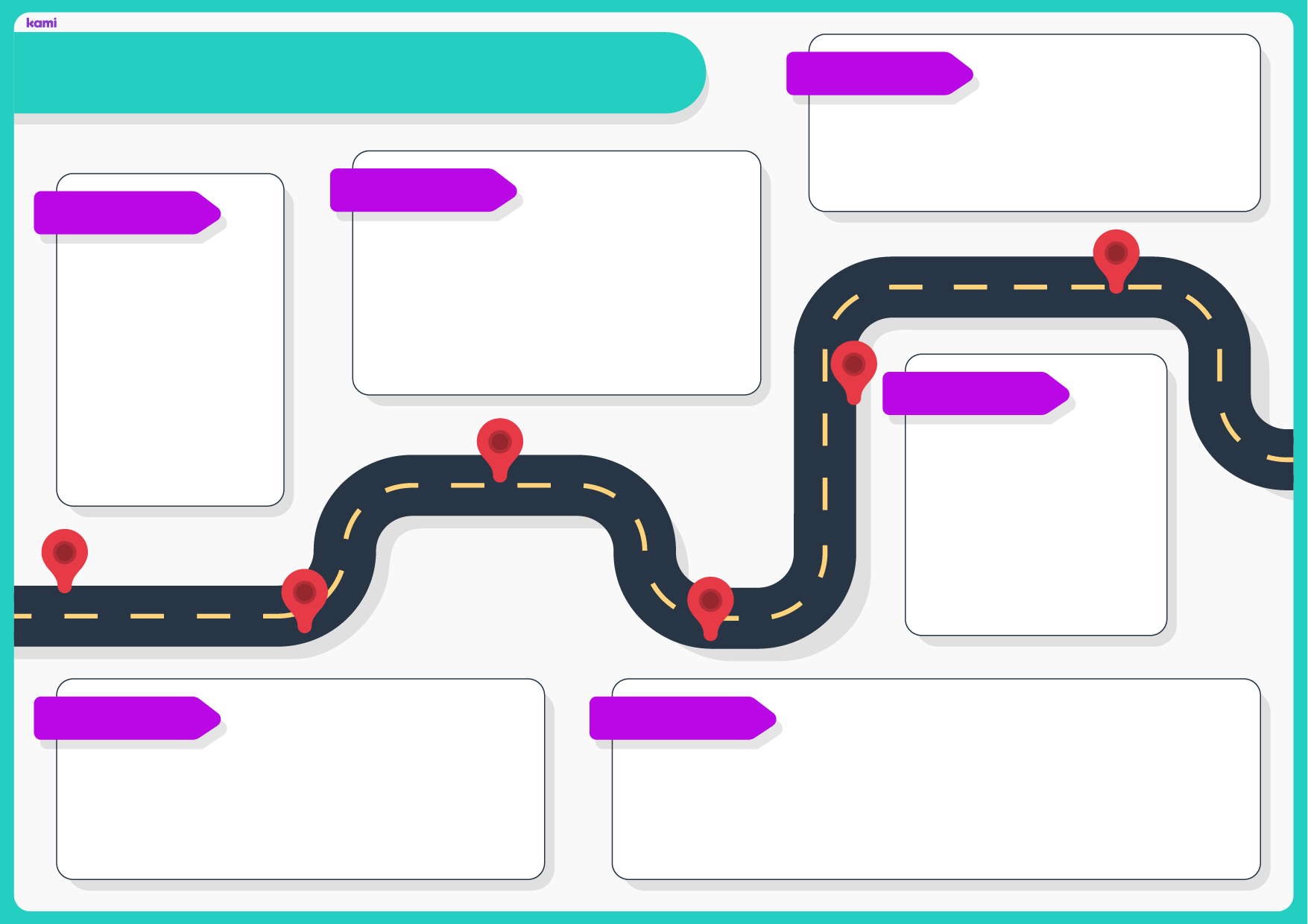 Life Map Landscape Blank For Teachers Perfect For Grades 10th 