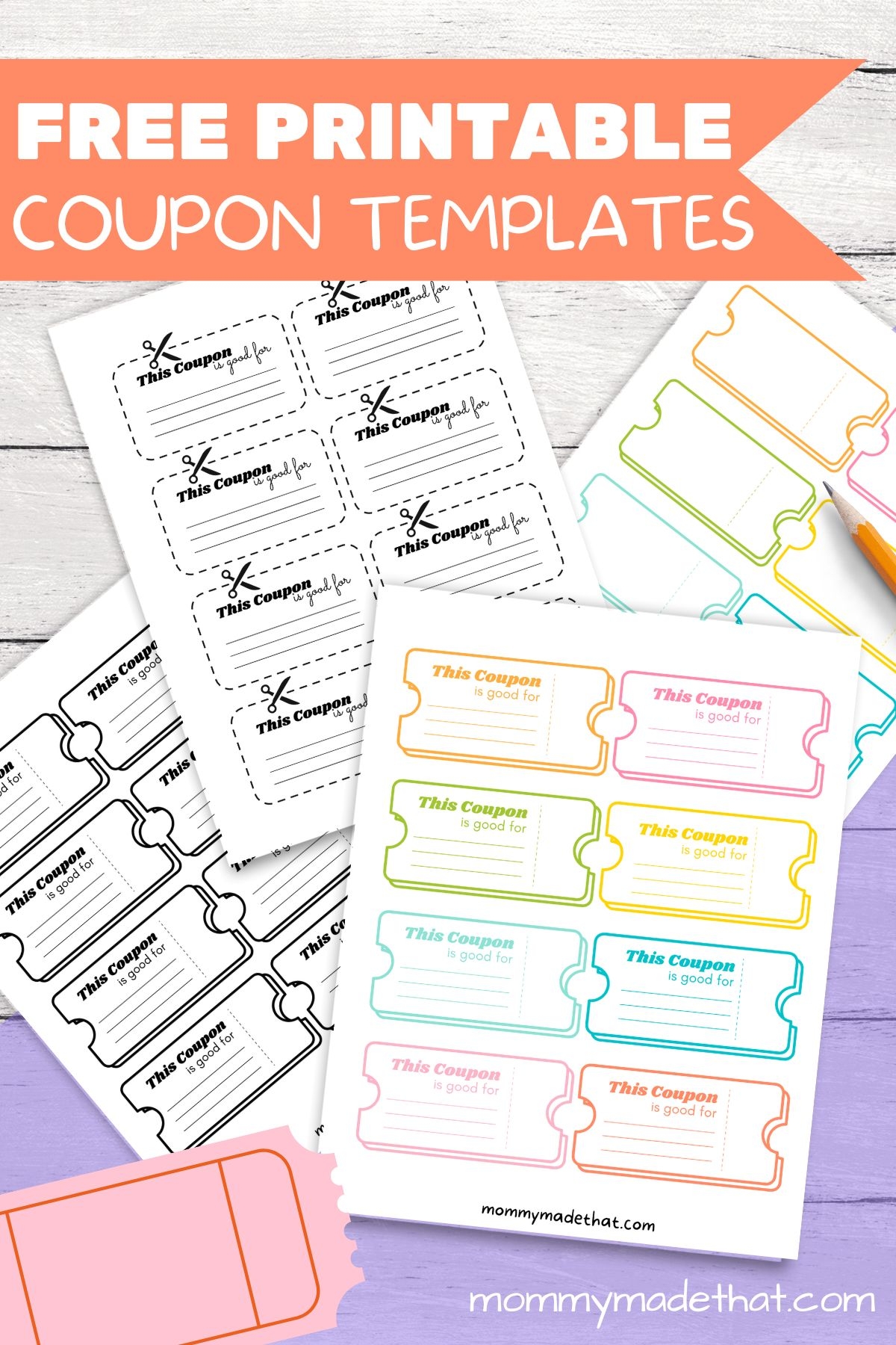 Free Printable Blank Coupon Book