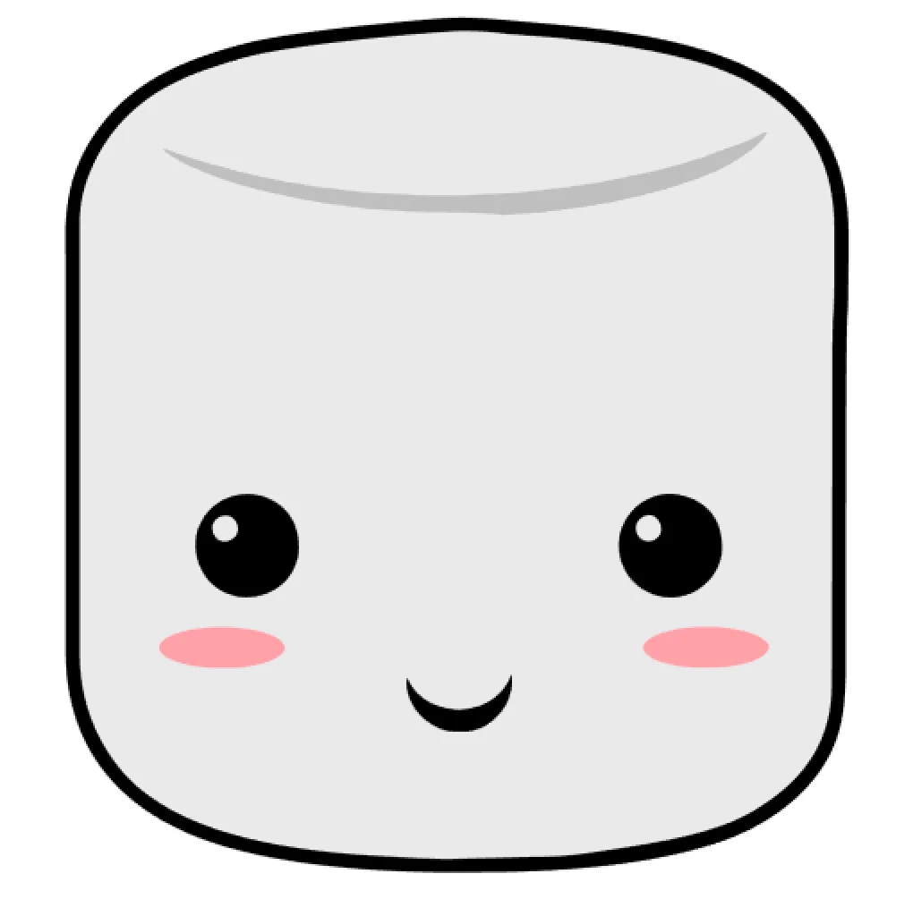 Marshmallow Acrylic Blank