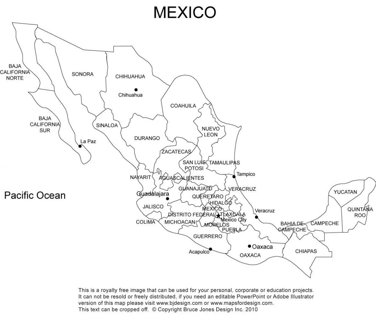 Mexico Map Printable Mexico Printable Map Central America 
