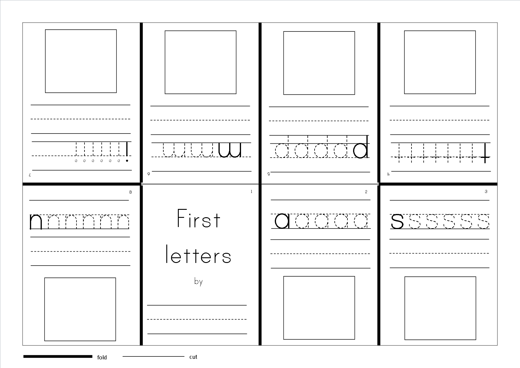 Printable Blank Mini Books