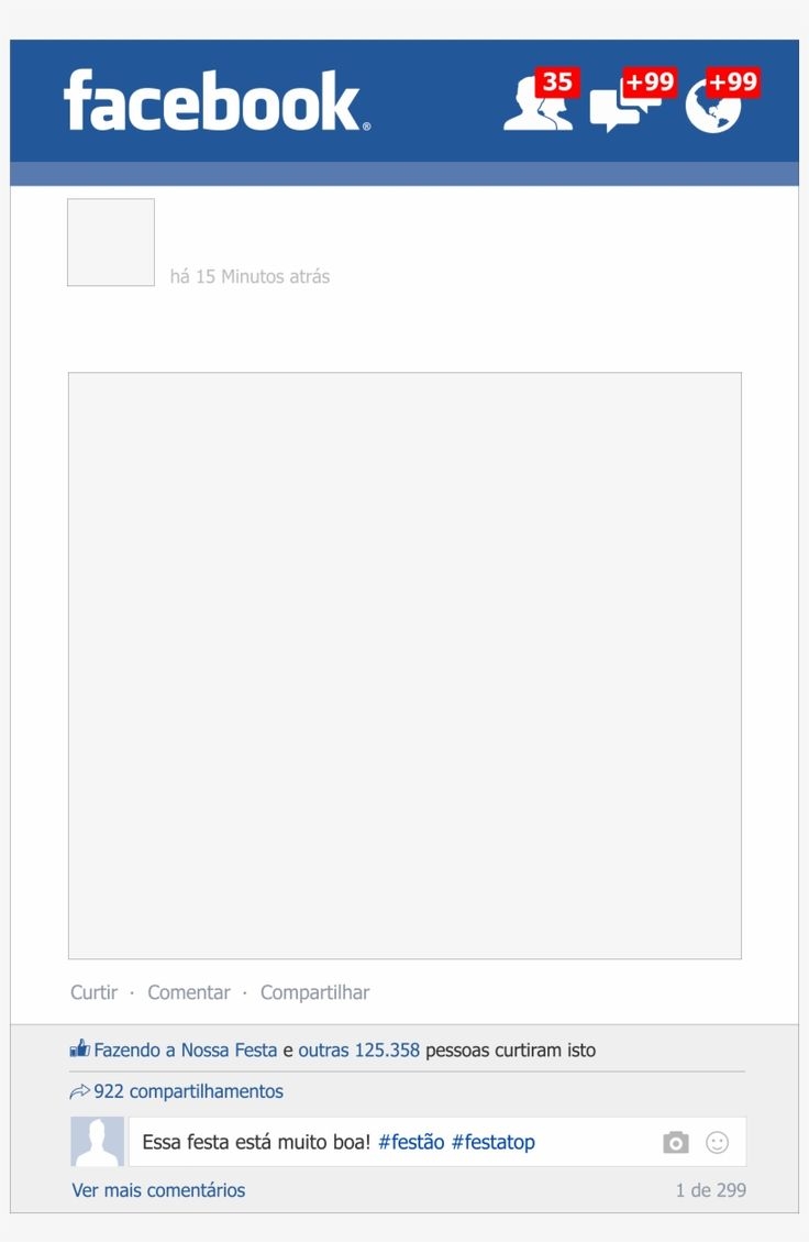 Moldura Facebook Png Free Transparent PNG Download PNGkey