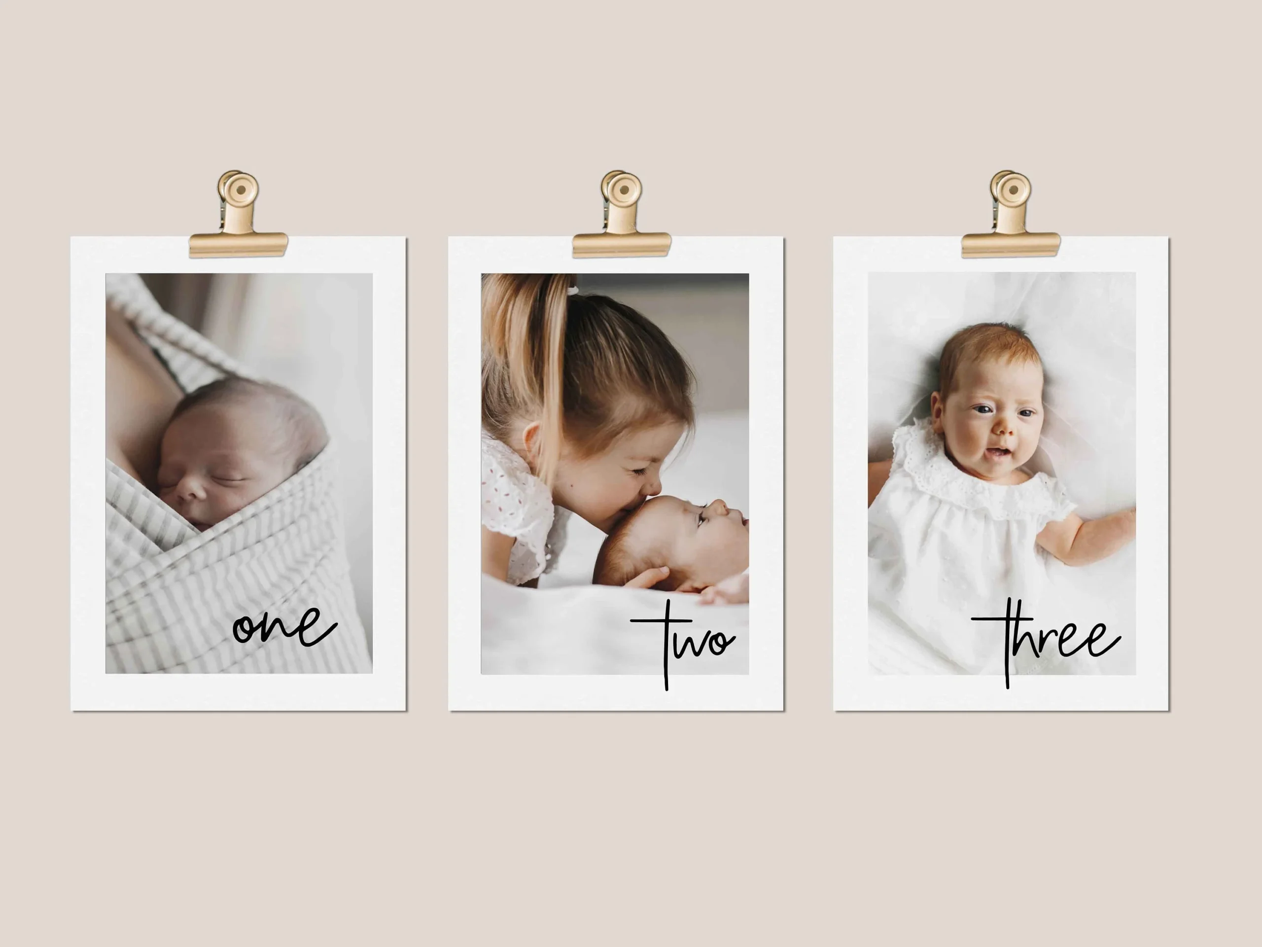 Monthly Baby Photos Template 1st Birthday Photos 12 Month Photo 