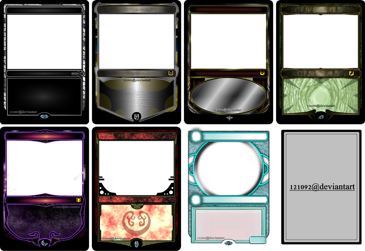 MTG My Custom Blanks By 121092 On DeviantArt