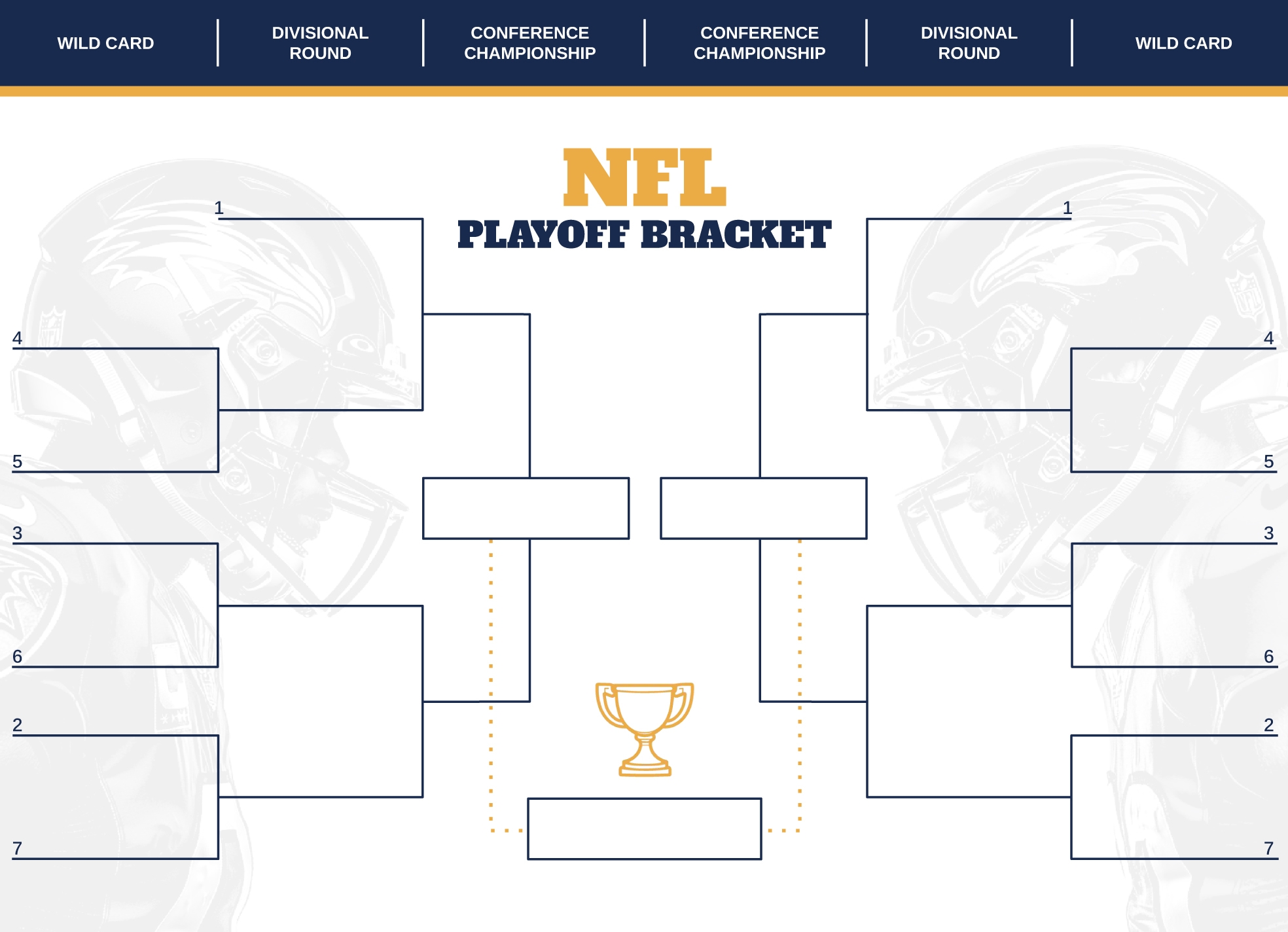Playoff Bracket Blank Printable