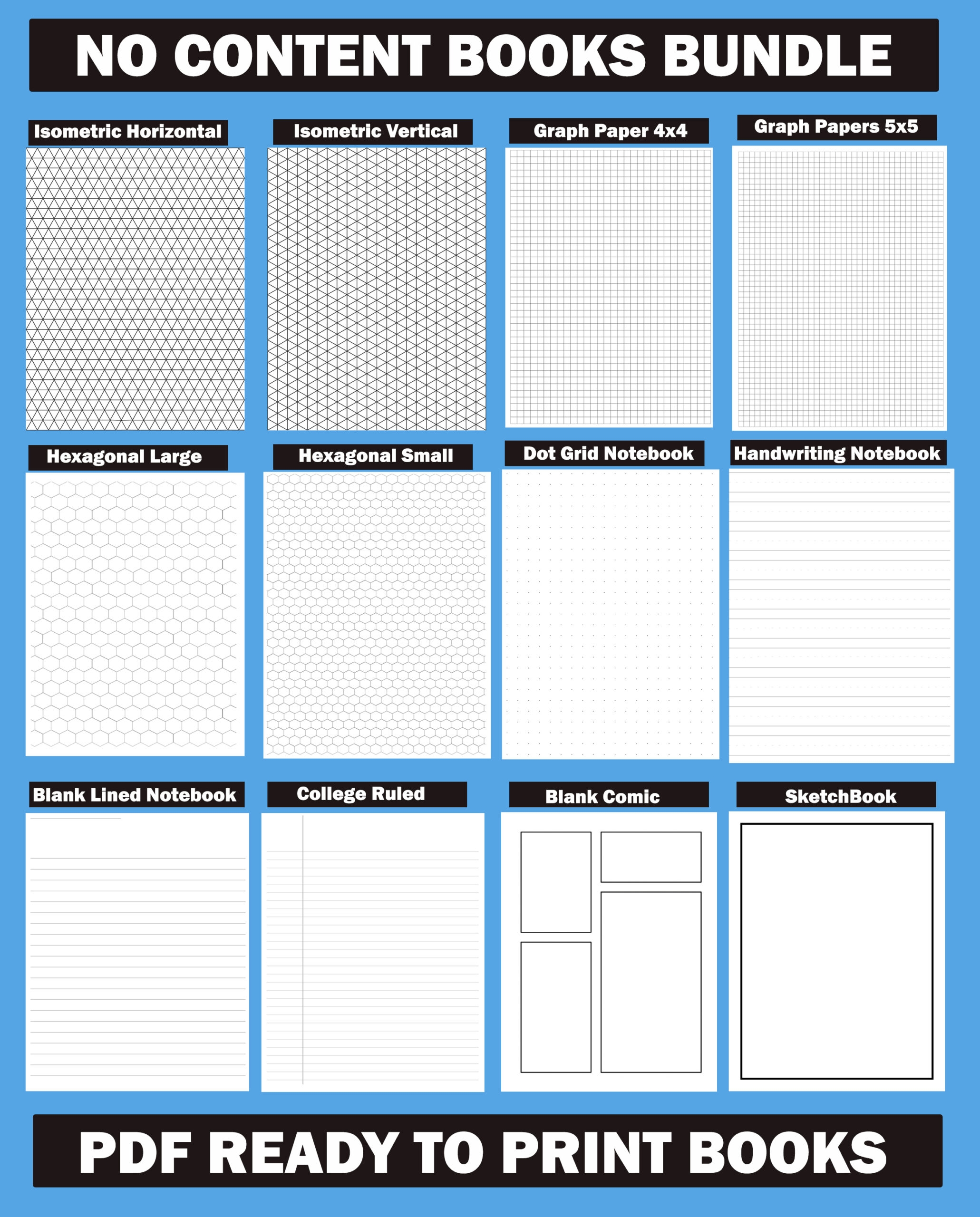 Small Blank Printable Books