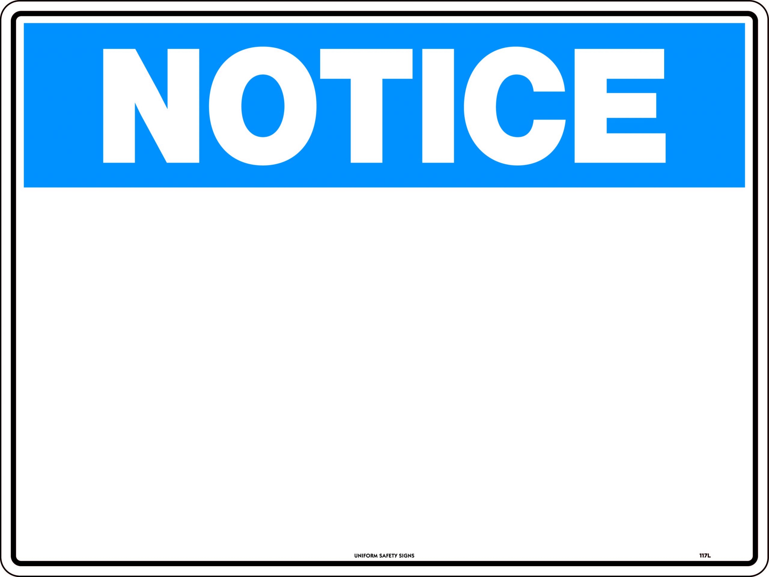 Notice Blank Notice USS