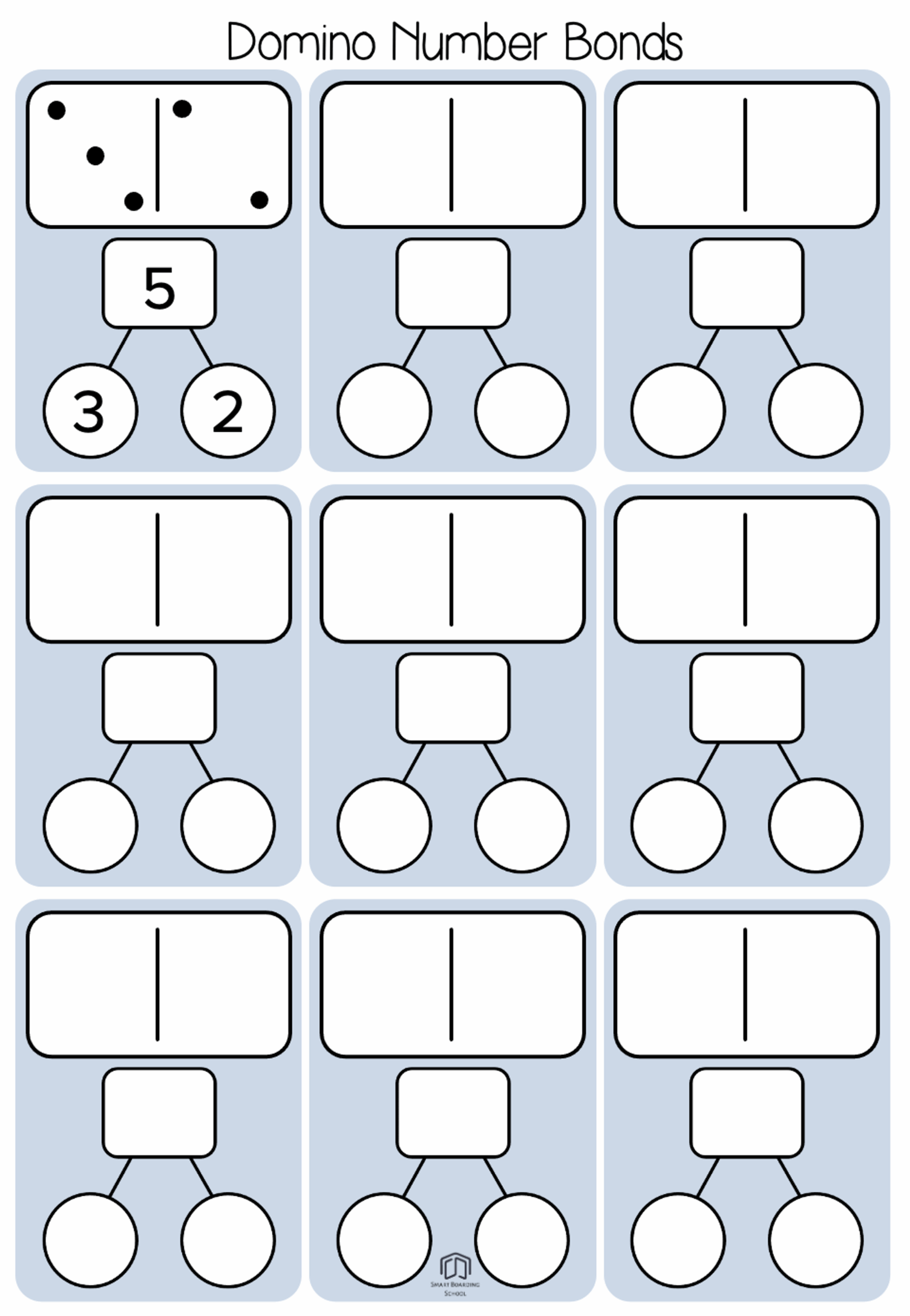 Blank Number Bonds Printable