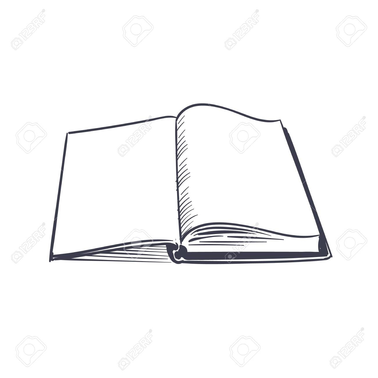 Open Book Small Creative Black Logo Of Opened Top Studying Page 