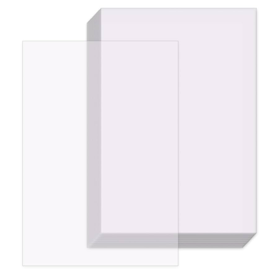 OSDUE 100 Sheets Tracing Paper 53 G DIN A4 Tracing Paper White amp Printable Tracing Paper Craft Paper Lantern Paper Transparent For Sketching DIY 