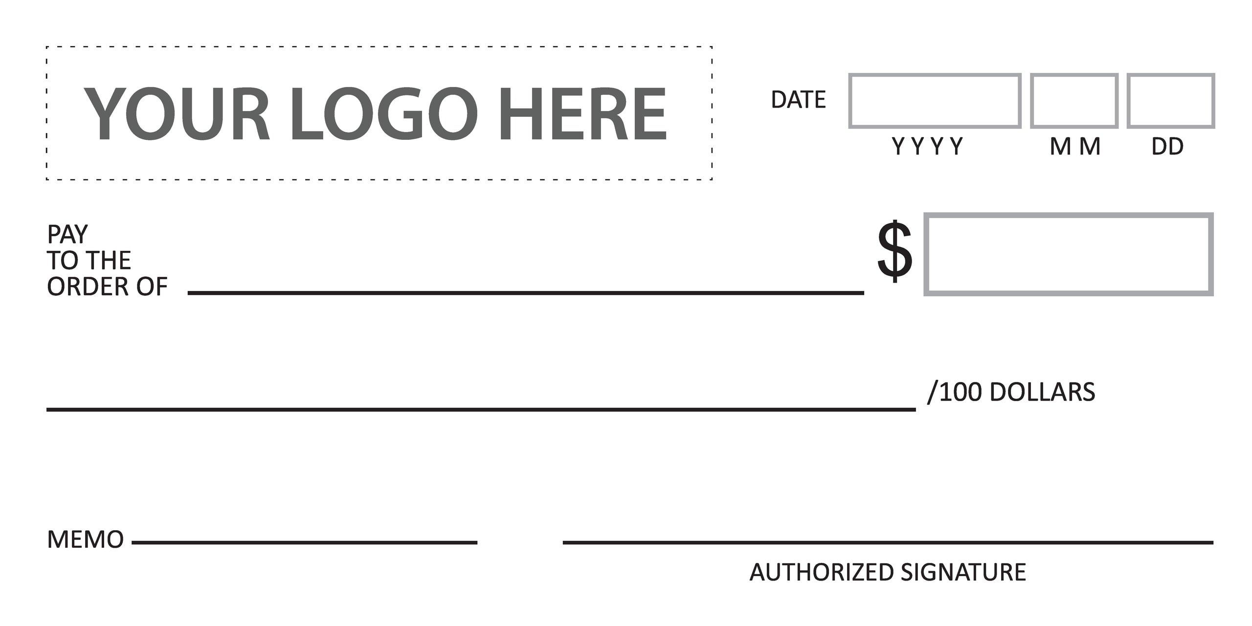 Oversized Novelty Cheques Tallman Promo