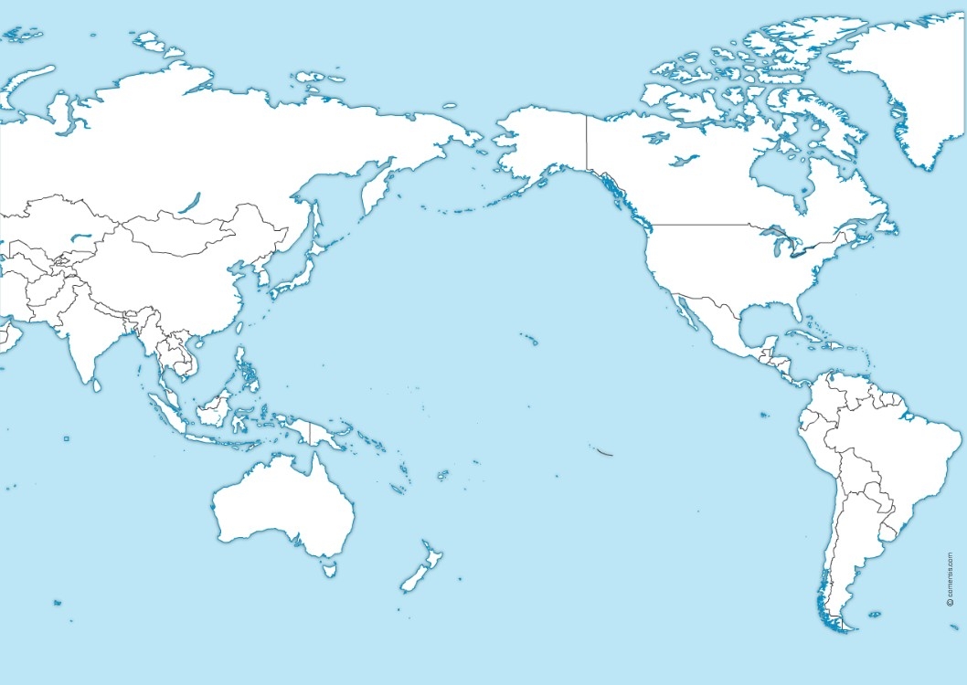 Free Printable Atlantic Map Blank
