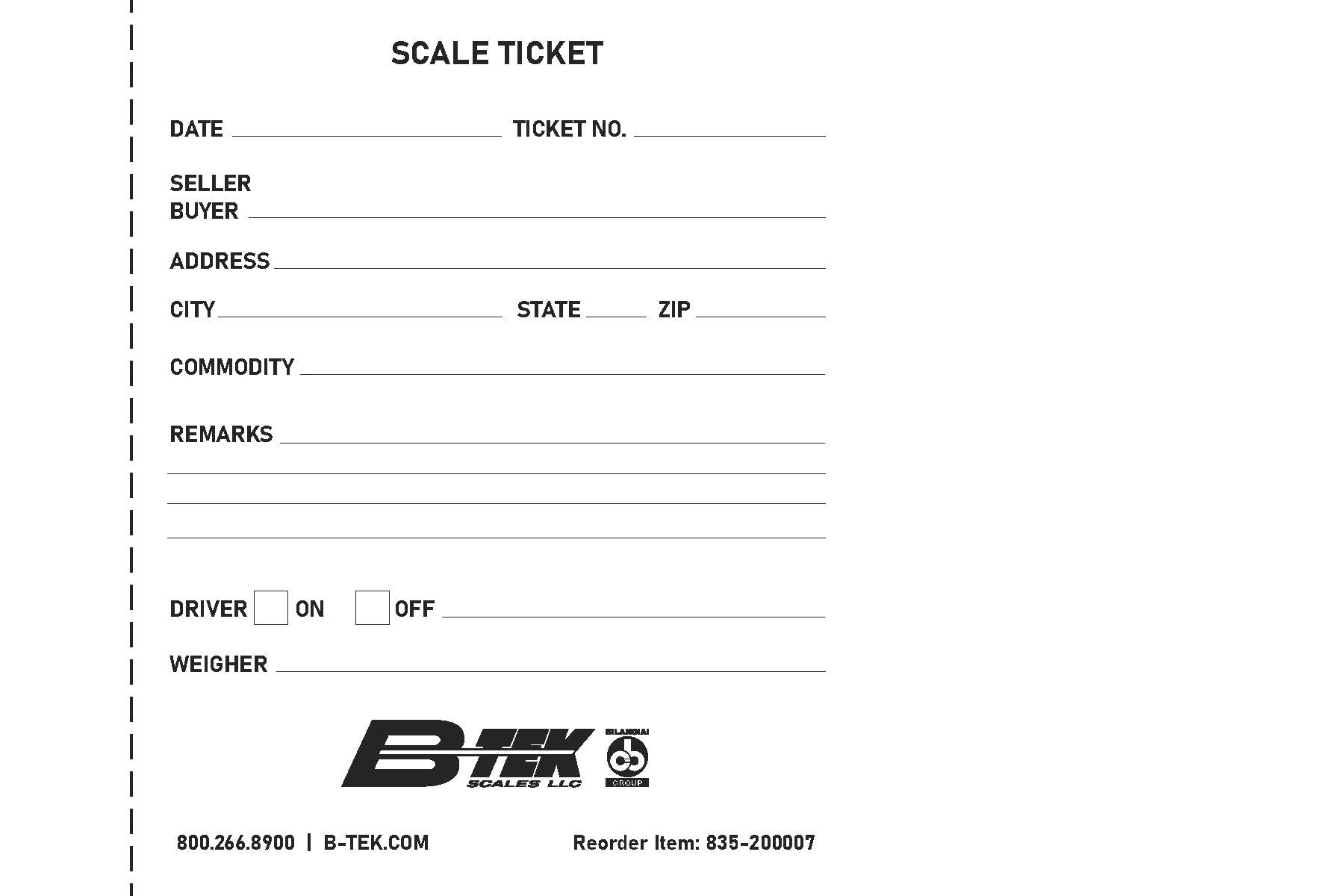 Blank Minnesota Police Ticket Printable