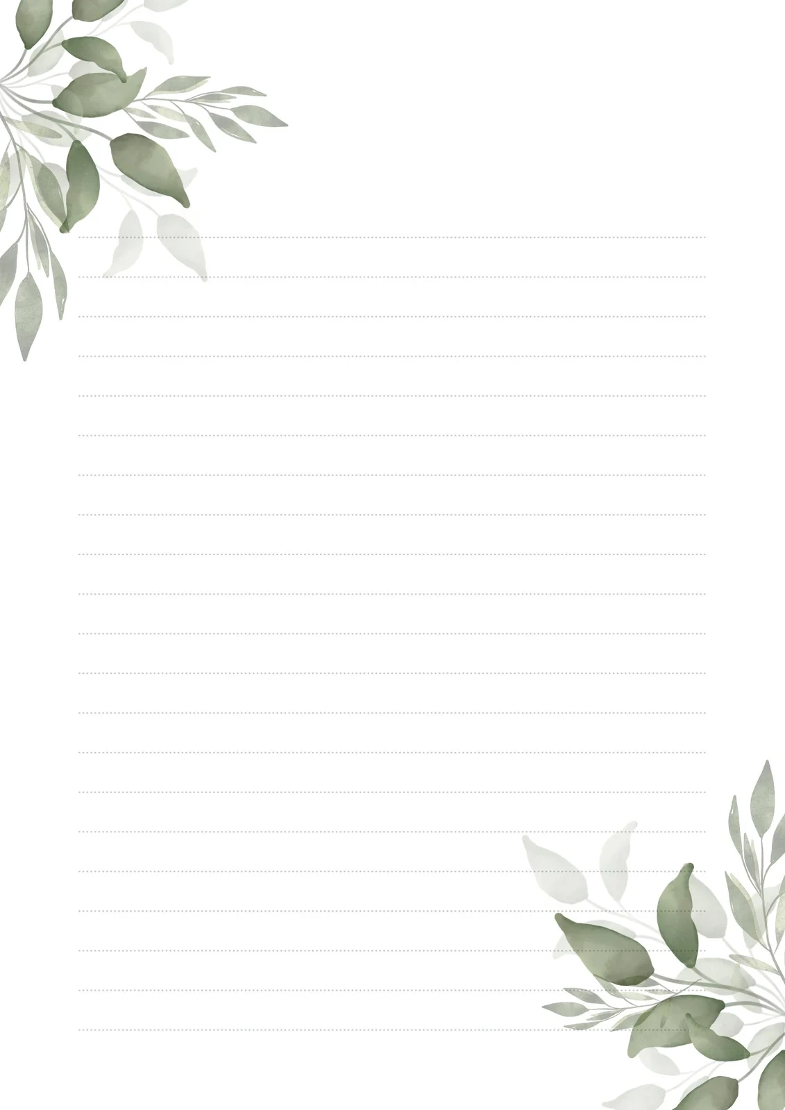 Blank Letter Template Printable Pdf